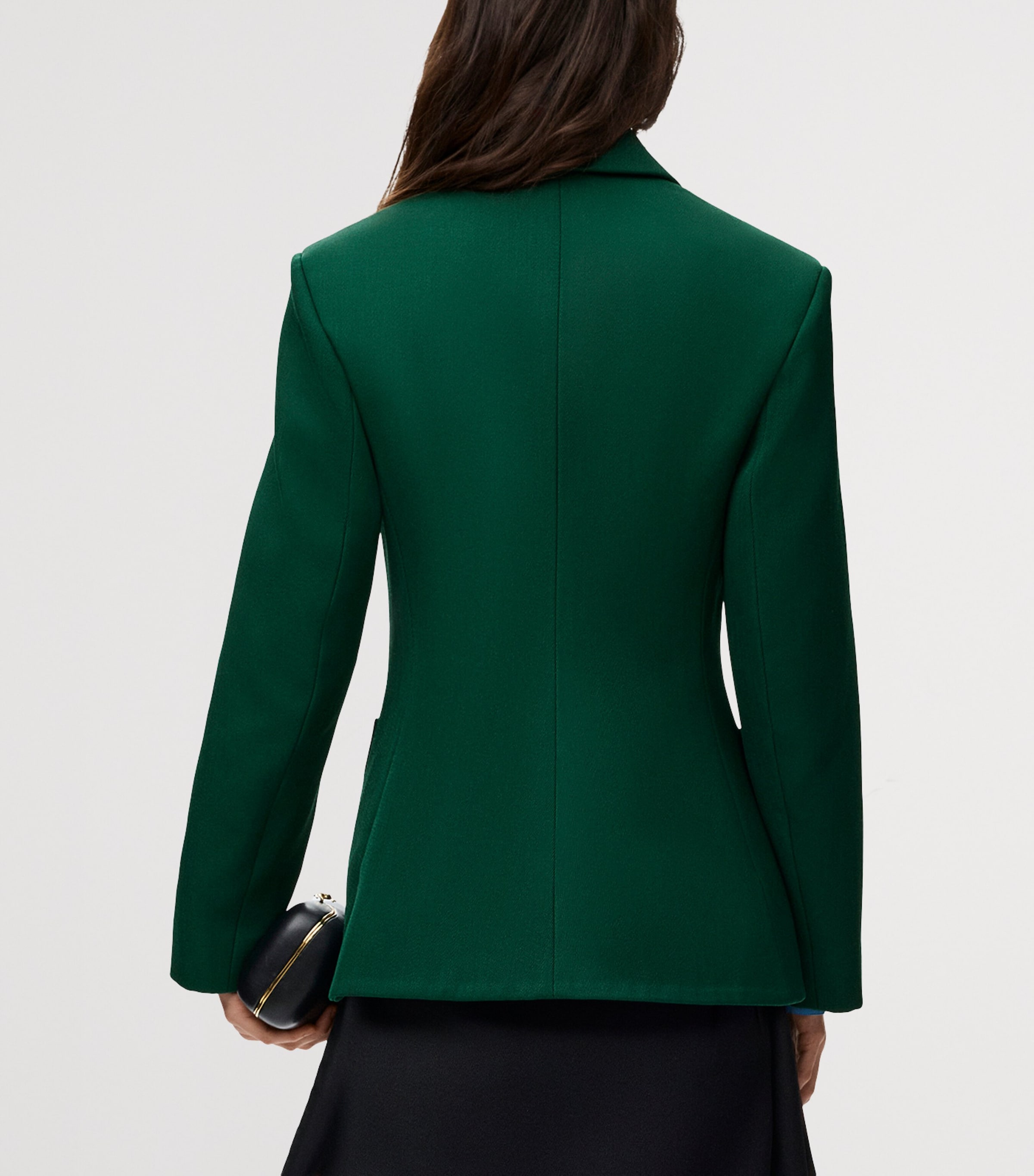 Wool-Blend Blazer GREEN Image 4
