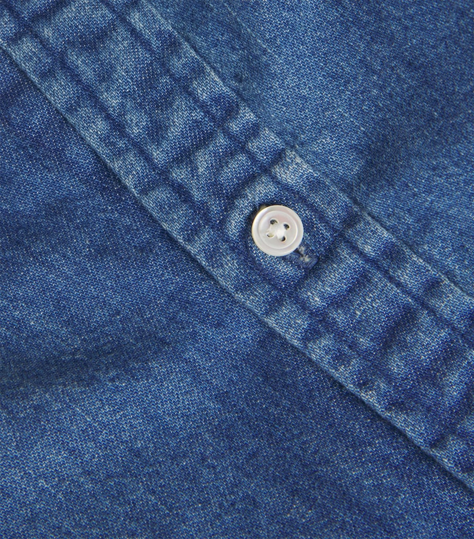 Denim Midi dress NAVY Image 4