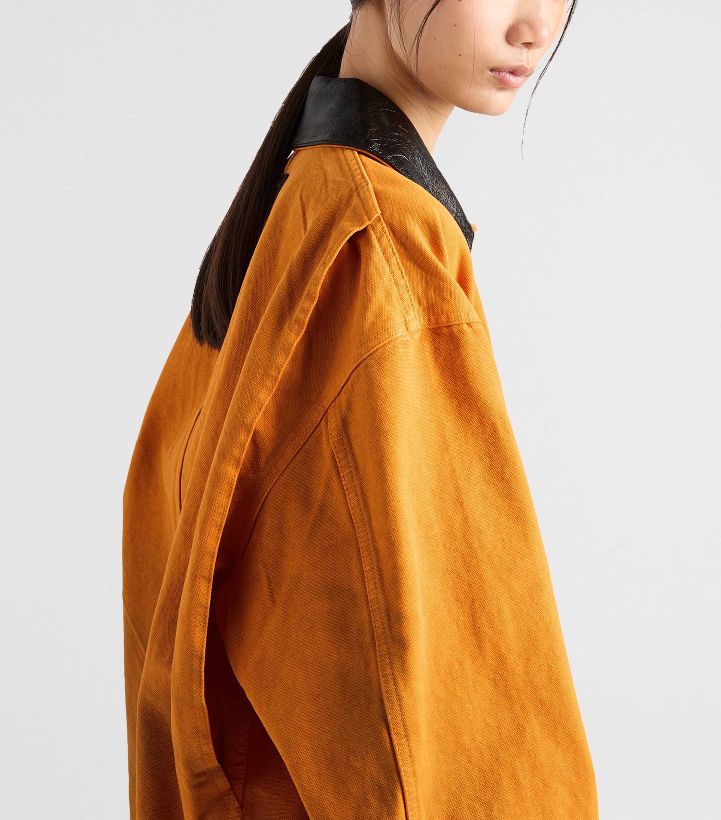 Prada Womens Canvas Oversized Jacket Image 5