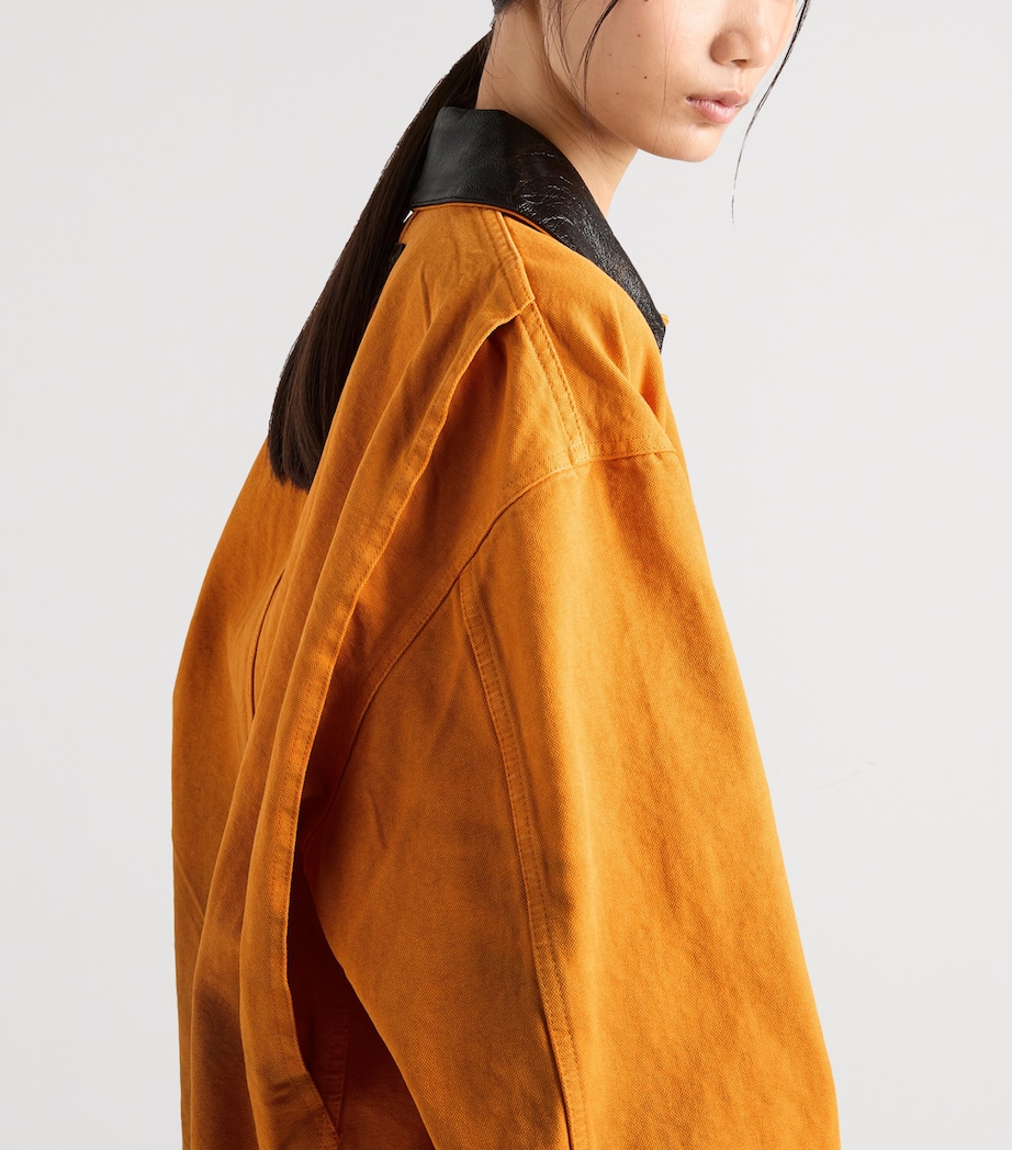 Prada Womens Canvas Oversized Jacket Image 5