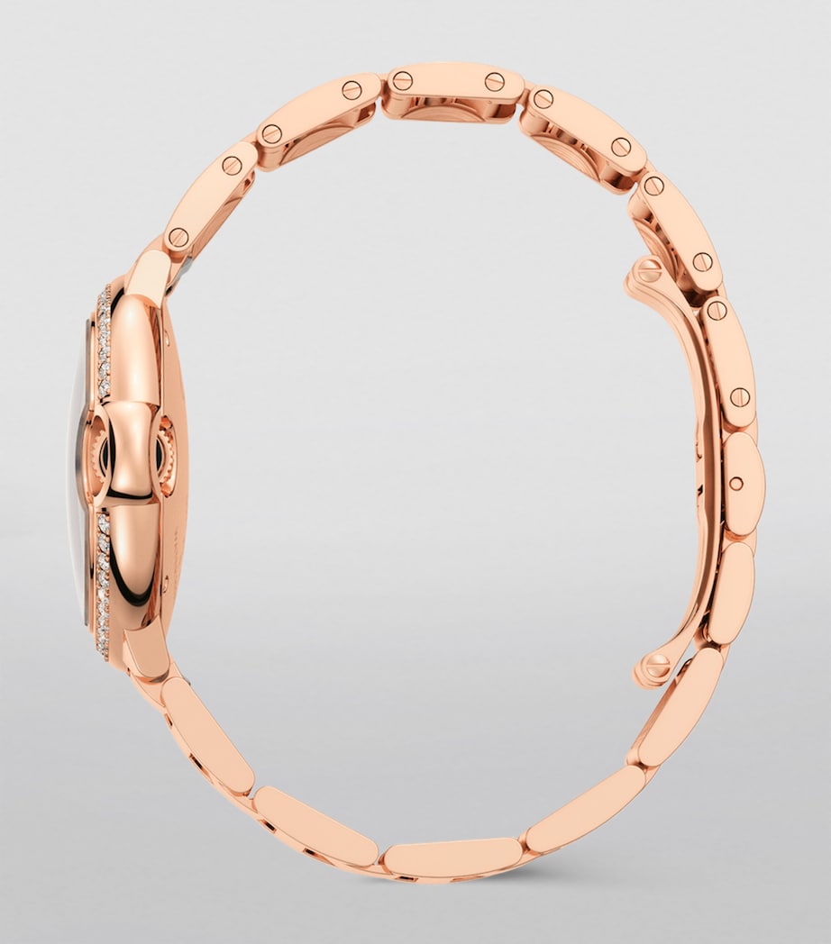 Cartier Rose Gold and Diamond Ballon Bleu de Cartier Watch 33mm Rose Gold Image 3