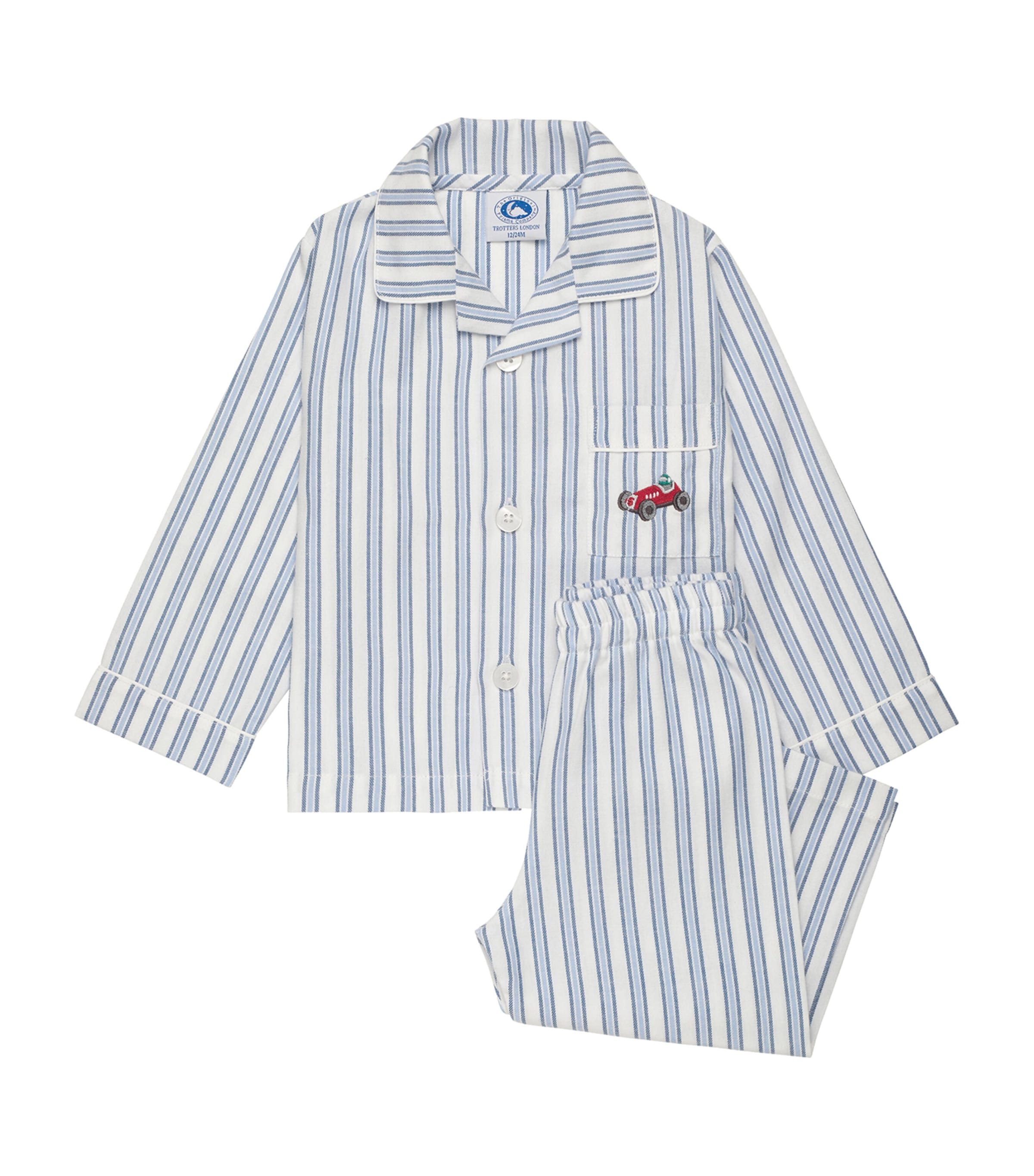 Trotters Kids' Henry Pyjama Set In Blue