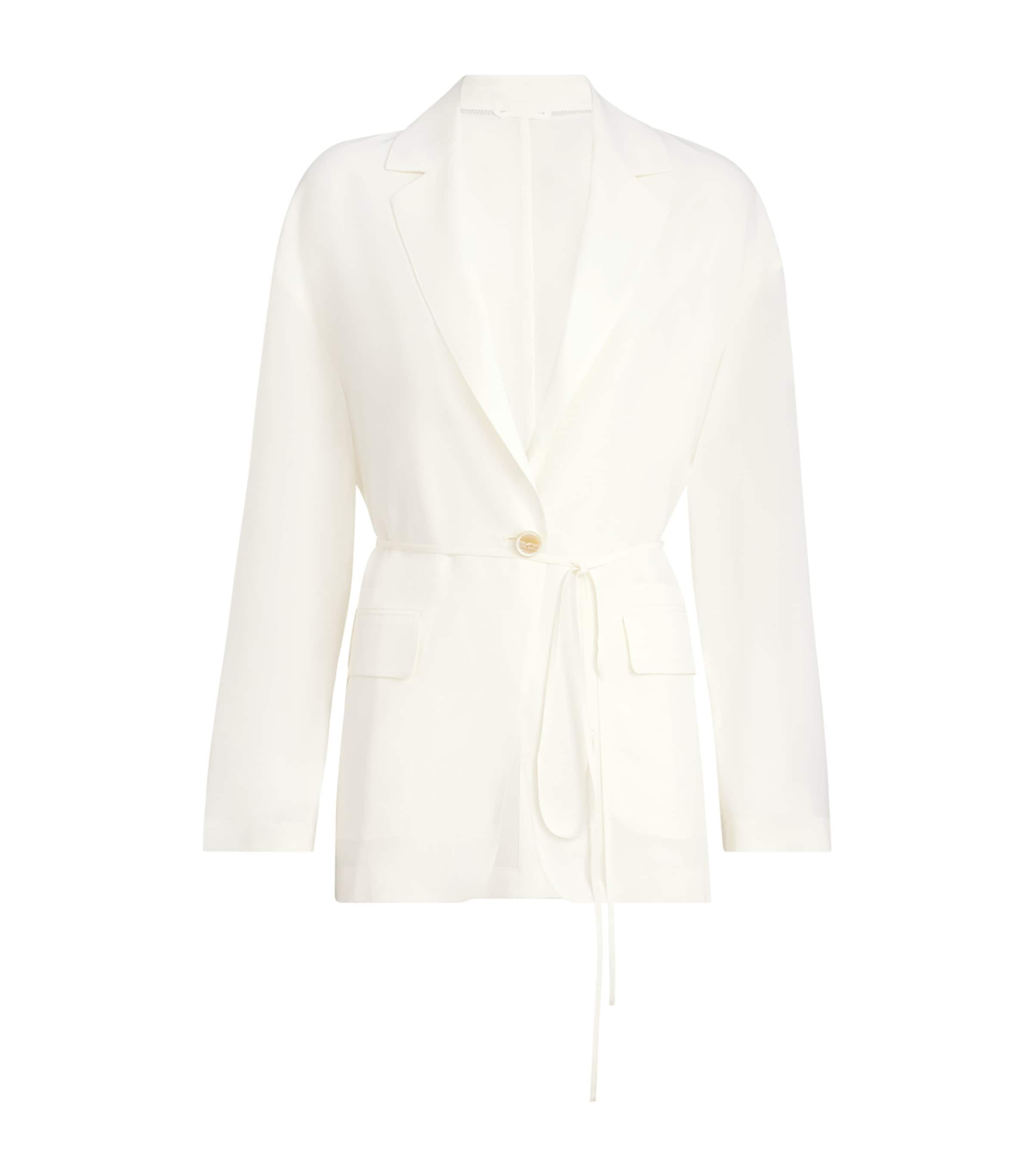 Sable Silk Crepe Blazer C600 Image 1