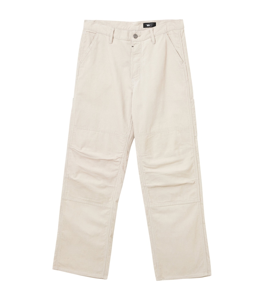 Corduroy Mullen Carpenter Trousers CREAM TAUPE Image 1