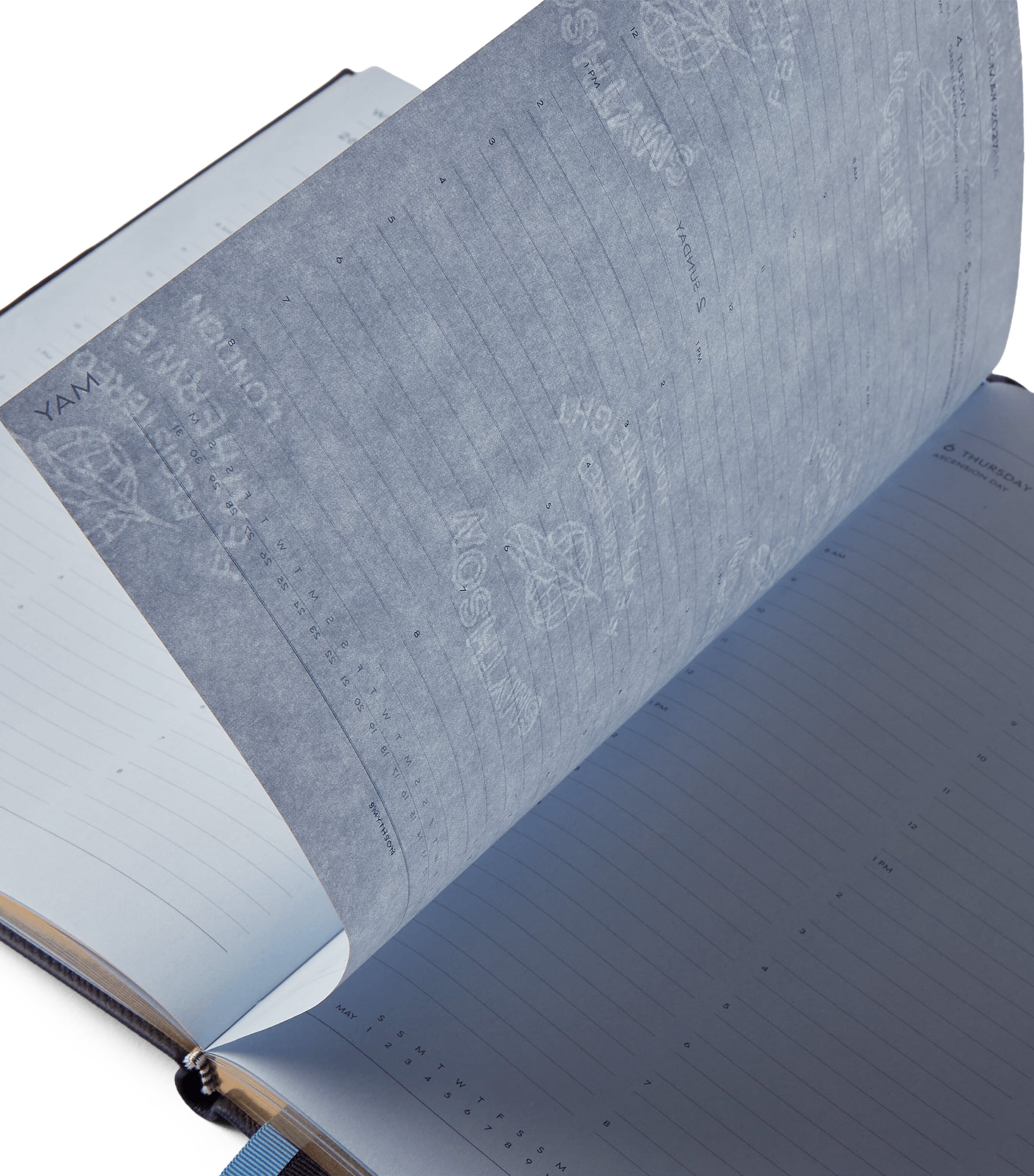Smythson Leather Portobello Weekly Diary 2026-2027 Navy Image 3