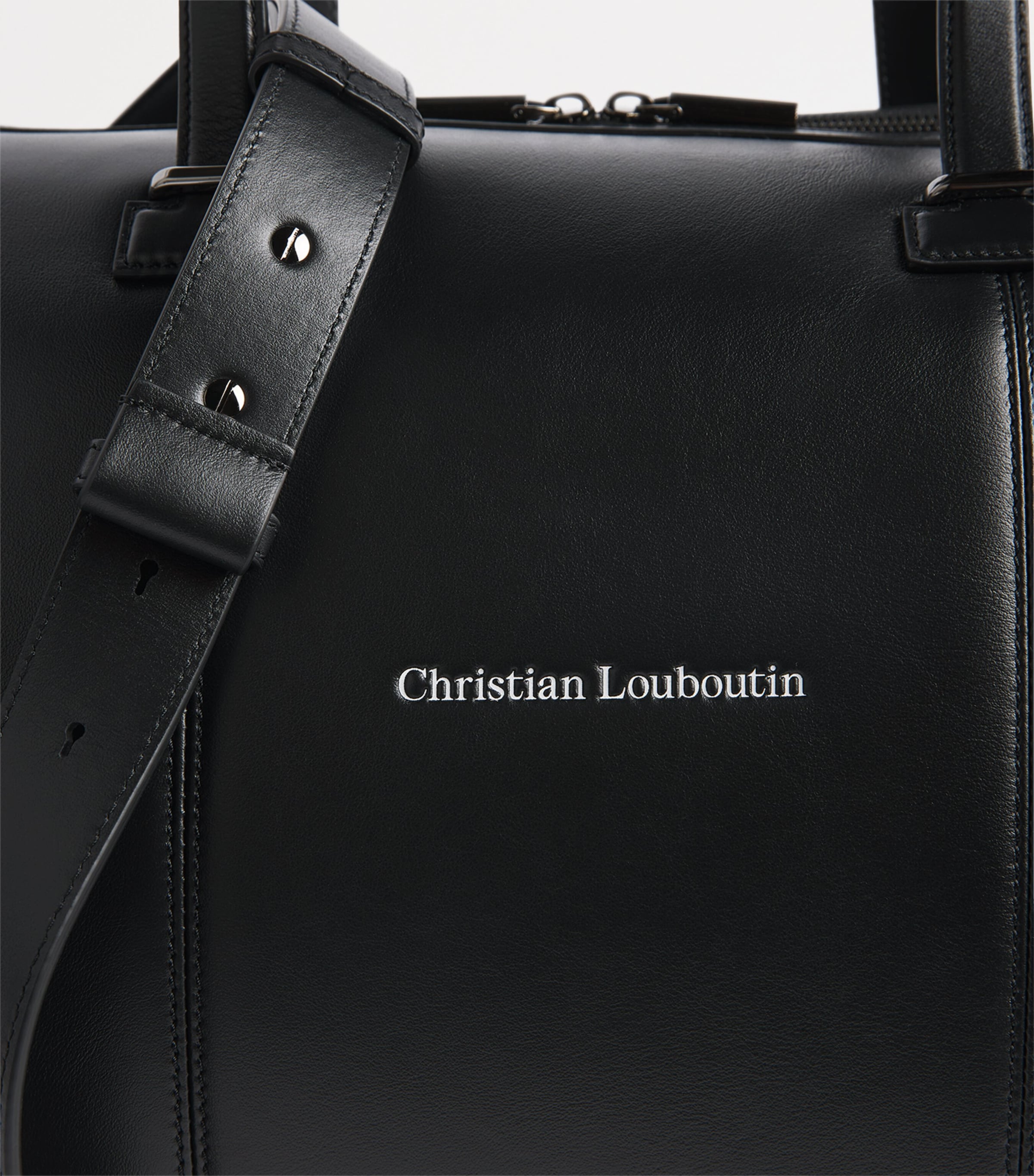Christian Louboutin Tactical Leather Duffle Bag Image 6