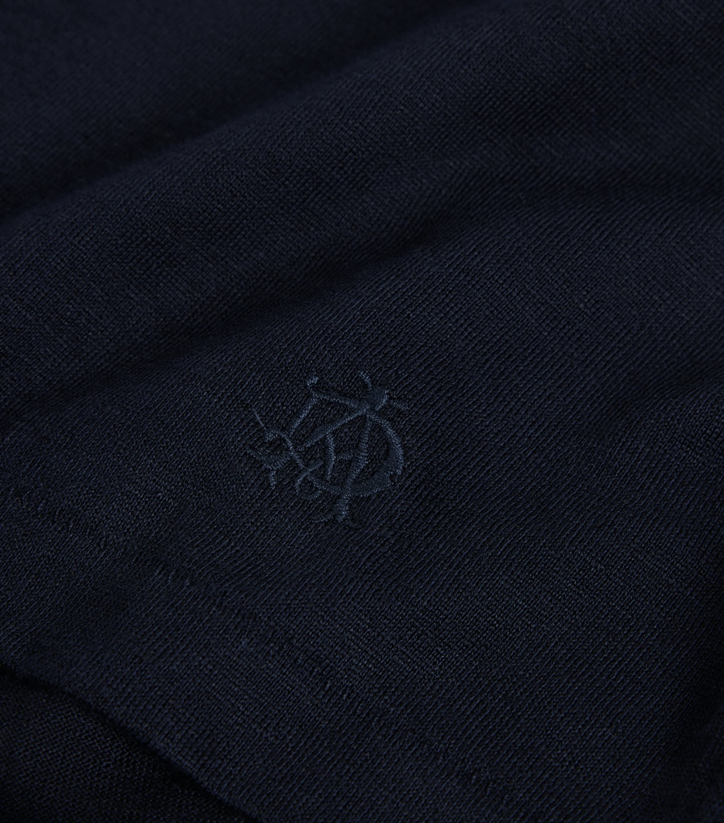 Dunhill Mens Linen-Cotton T-Shirt Image 5