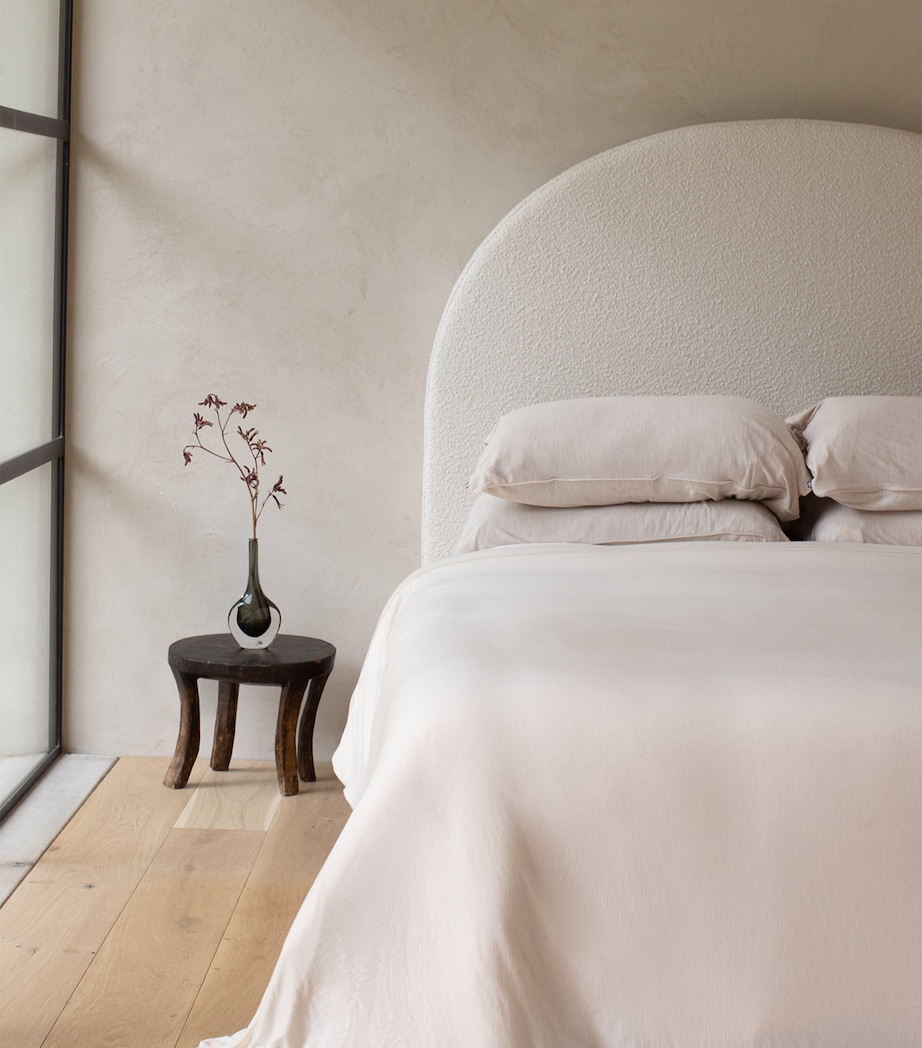 Merino Jersey Pillowcase Pair (50cm x 75cm) IVORY TUSK Image 2