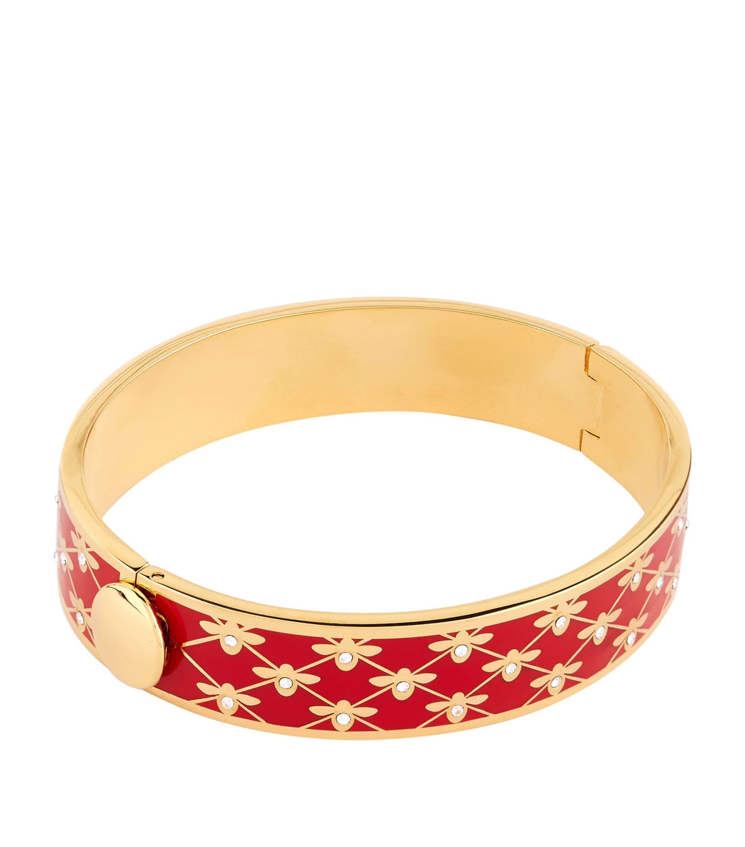 Bee Trellis Bangle RED/GOLD Image 2