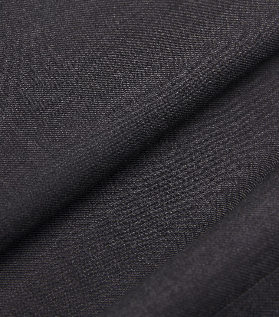Wool Straight Trousers 12 GREY Image 5