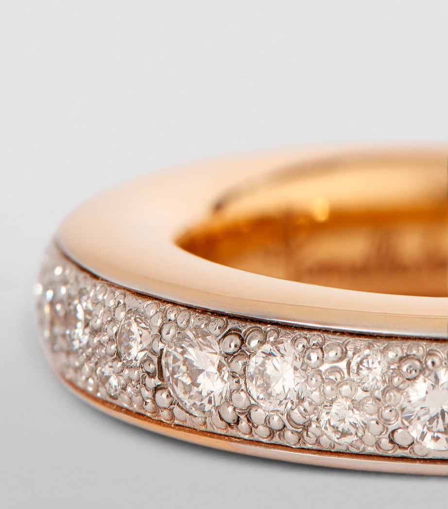 Rose Gold and Diamond Iconica Ring DB000 Image 5