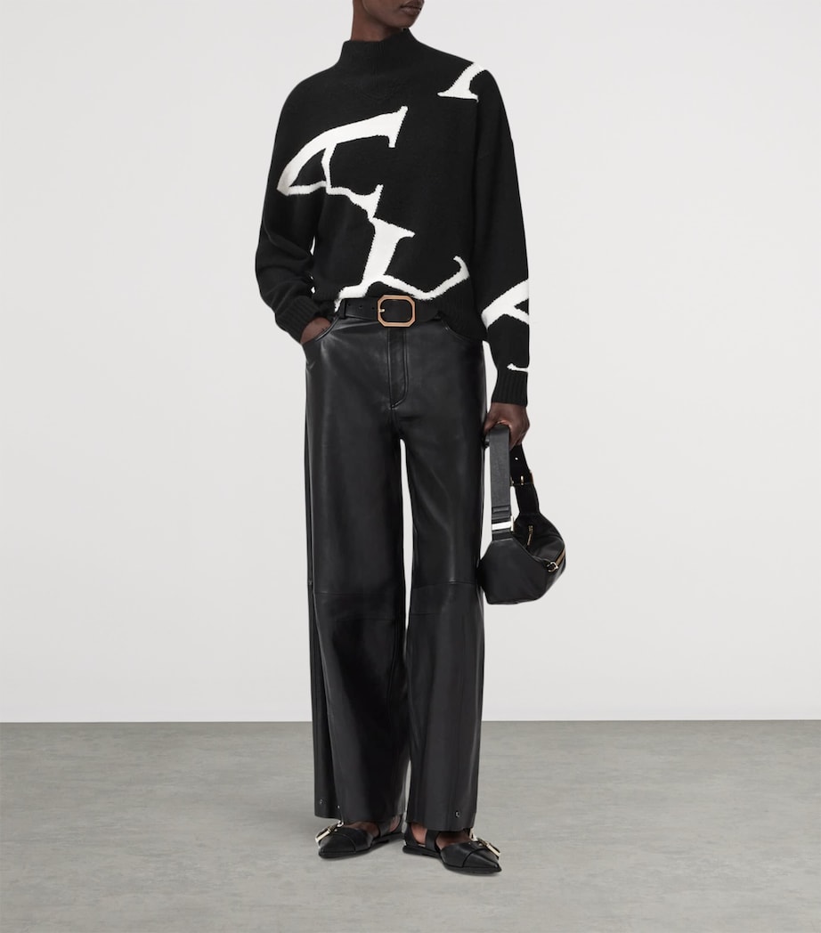 A Star Sweater BLACK/WHITE Image 6