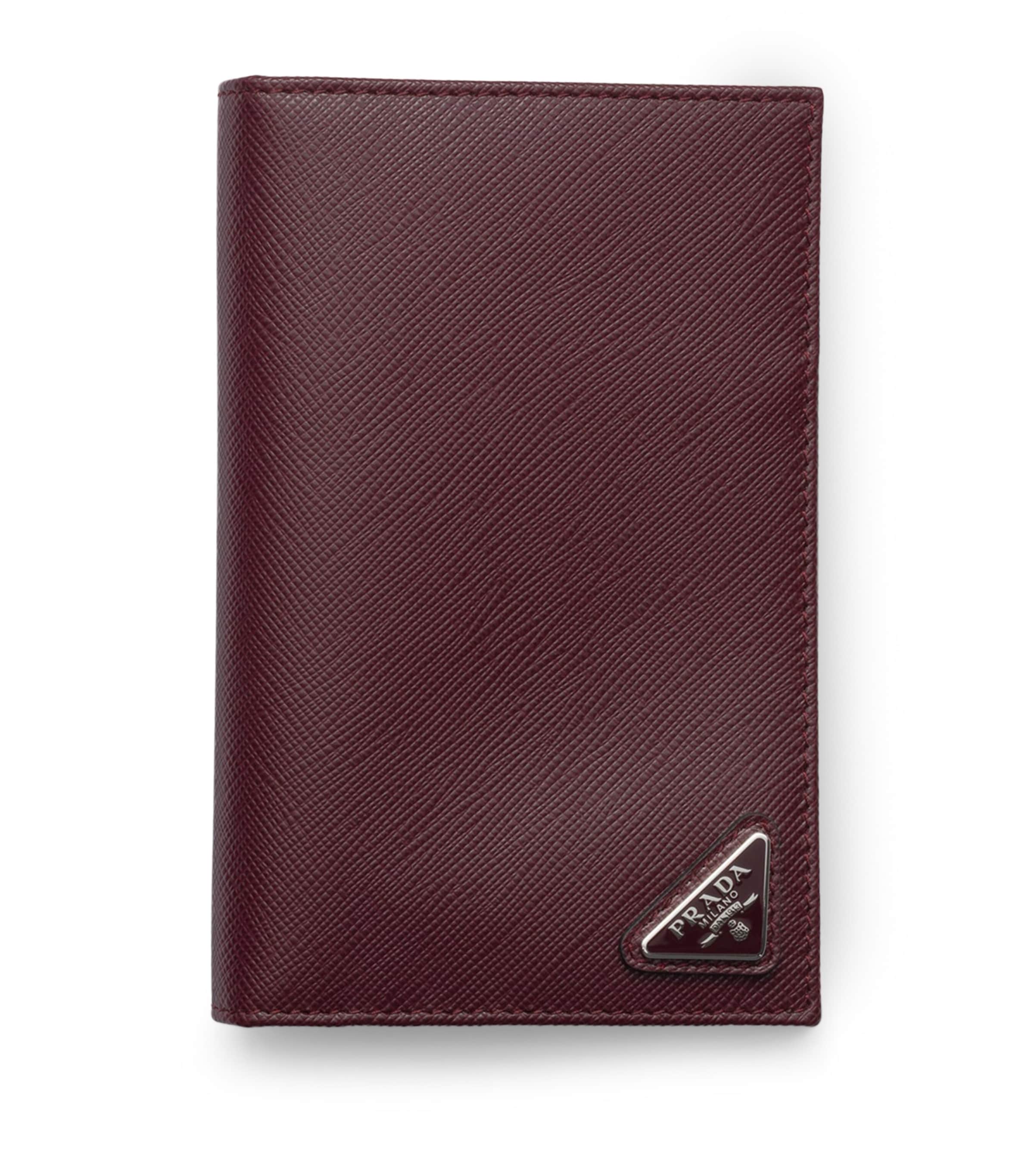 Saffiano Leather Logo Passport Holder F0007 Image 1