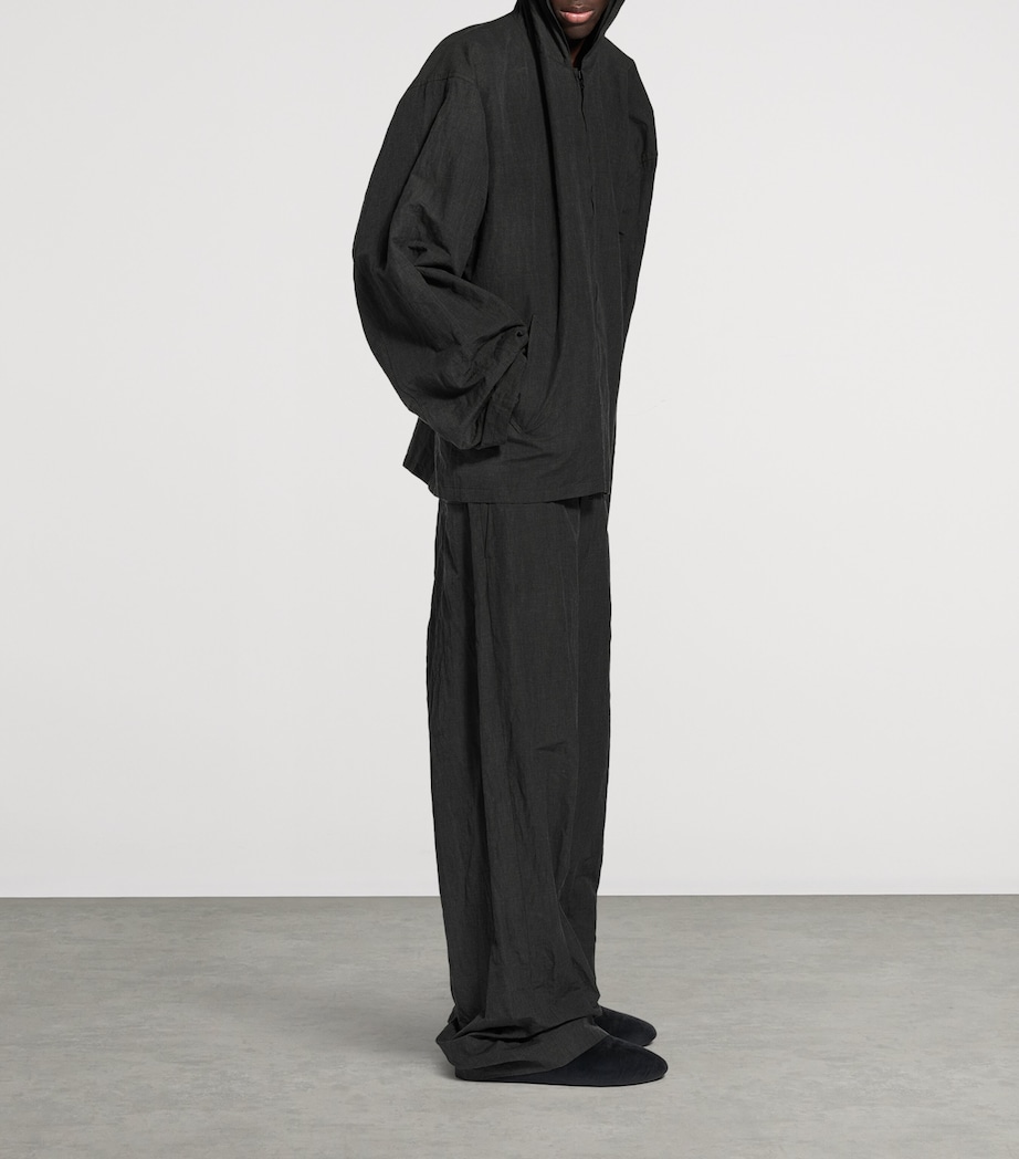 Balenciaga Hooded Zip-Up Jacket Image 6