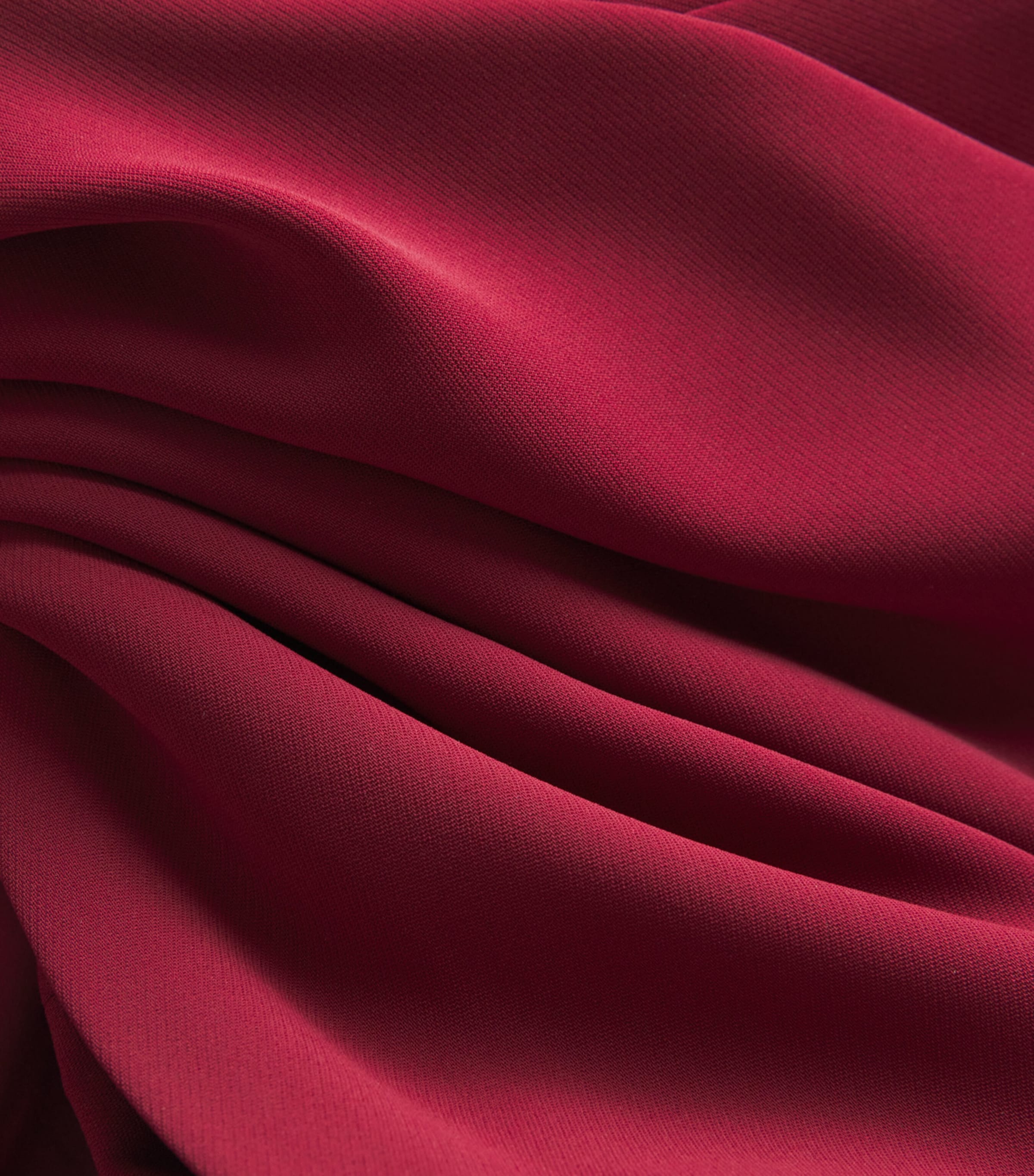 Asymmetric Mallow Gown RED Image 5