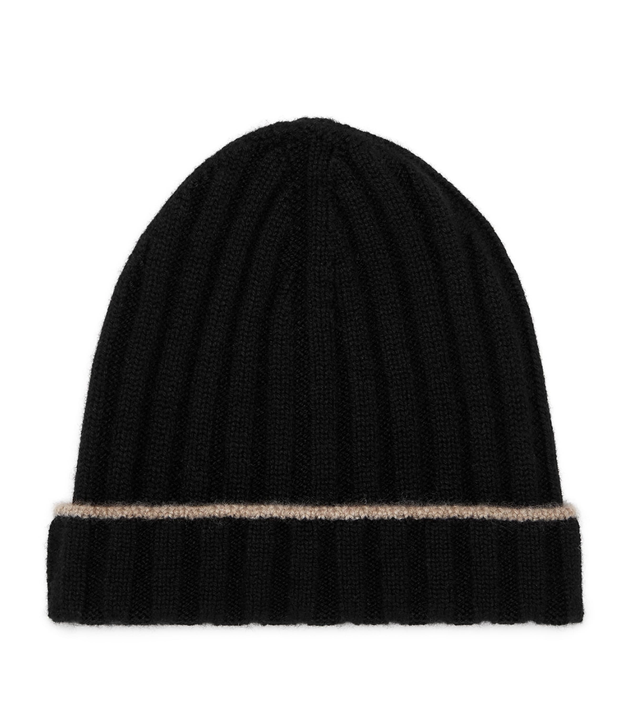 Cashmere Ribbed Beanie CB676 Image 1