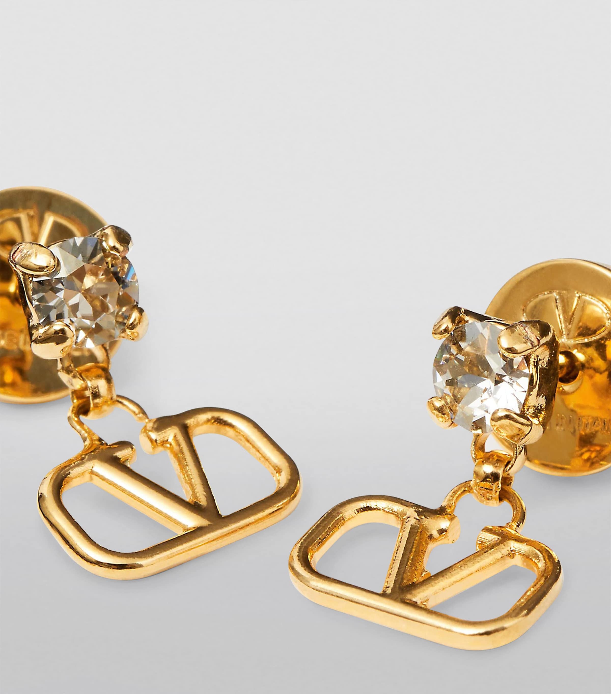 ネックレス・ペンダント VALENTINO GARAVANI VLOGO PENDANT EARRINGS Valentino Garavani VLogo Signature Drop Earrings | Gold