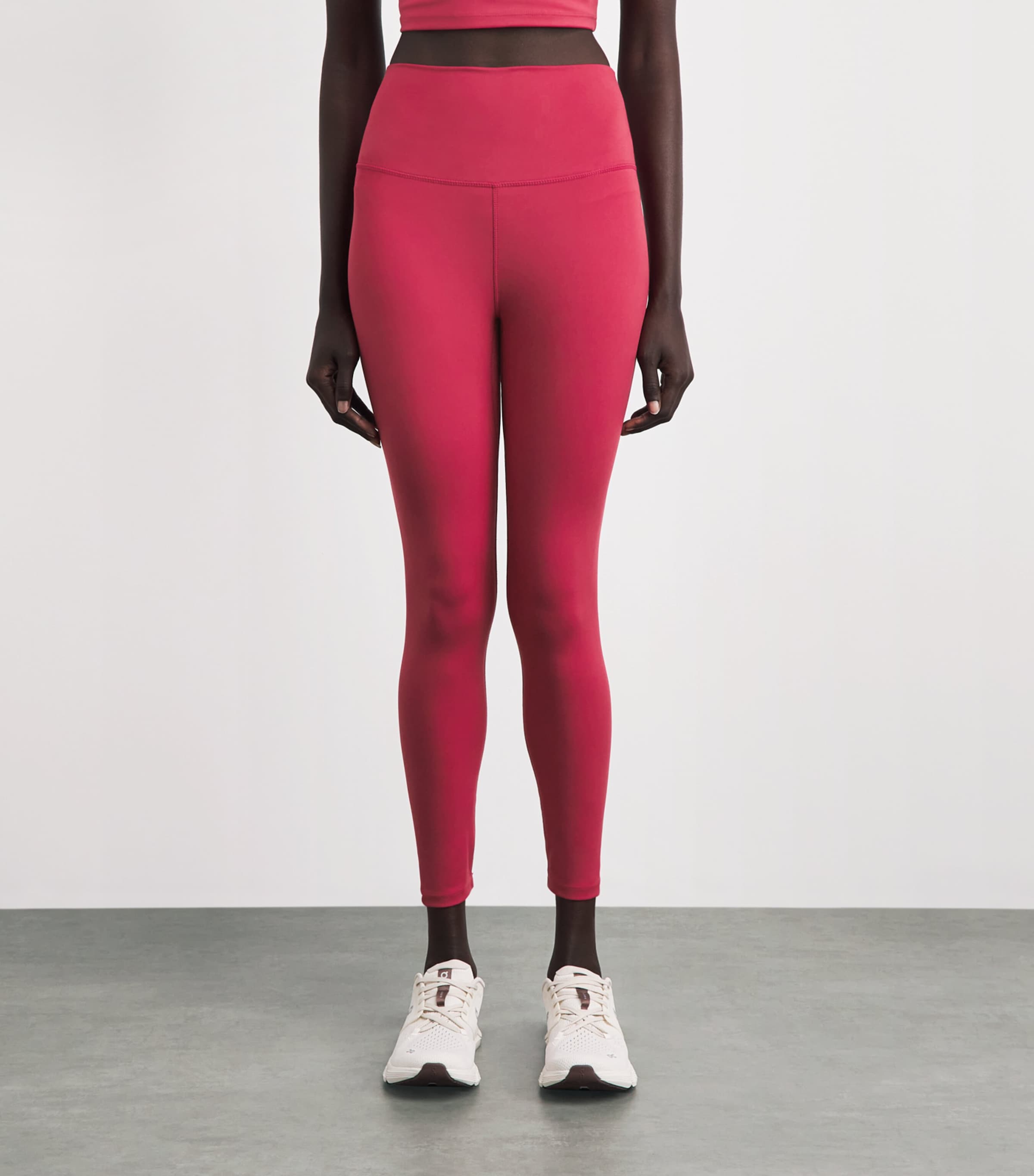 Varley Womens FreeSoft High-Rise Sports Leggings Rich Raspberry Image 4