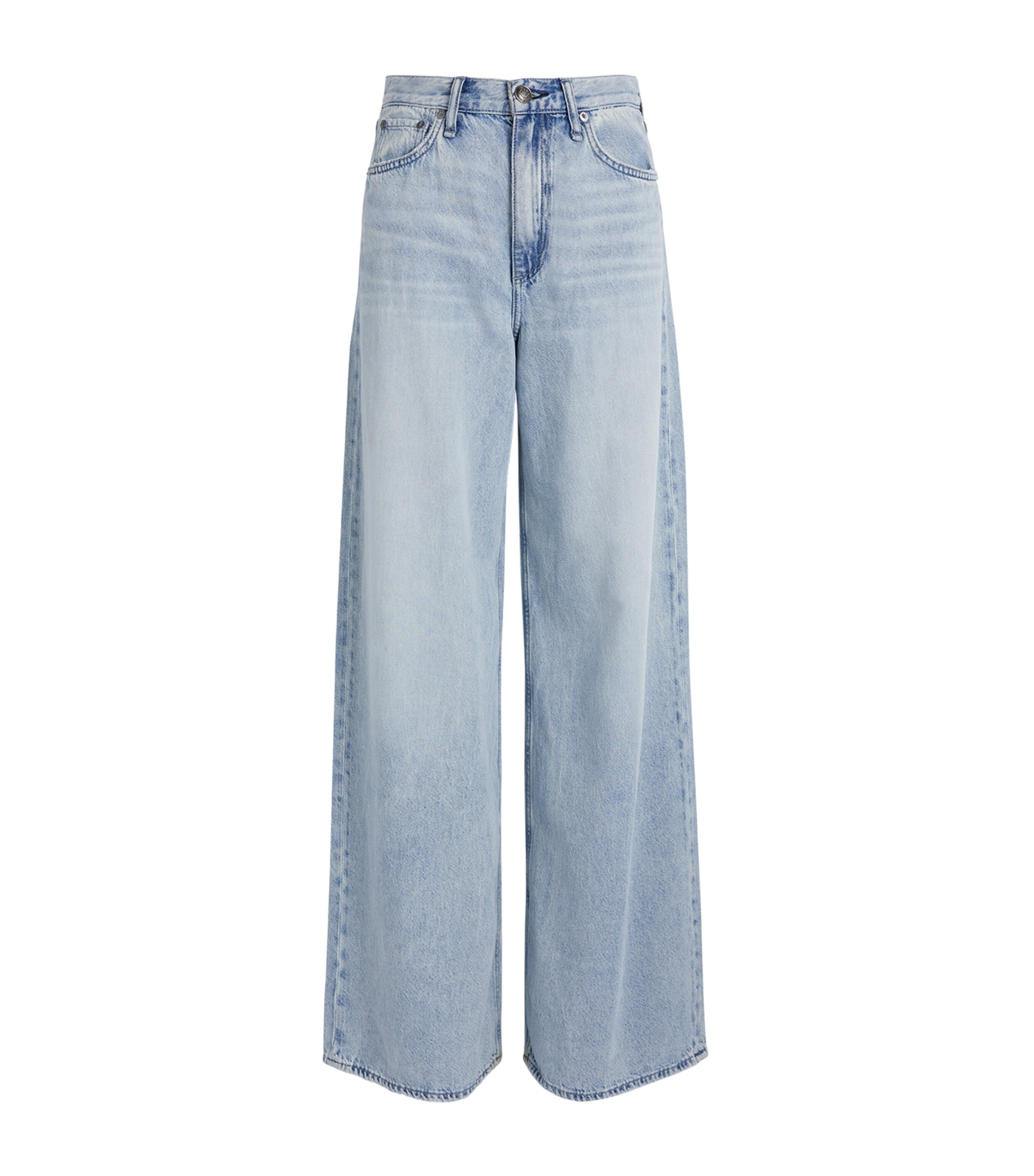 Rag & Bone Sofie Wide-leg Jeans In Blue