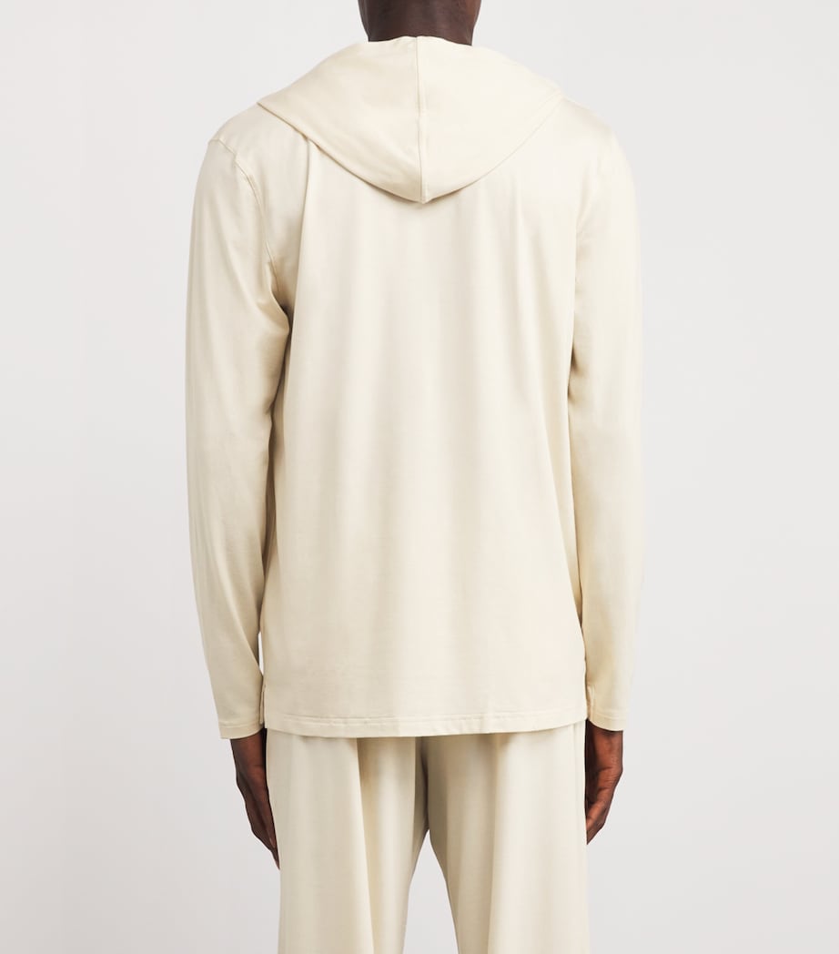 Micromodal Basel Hoodie ECRU Image 4