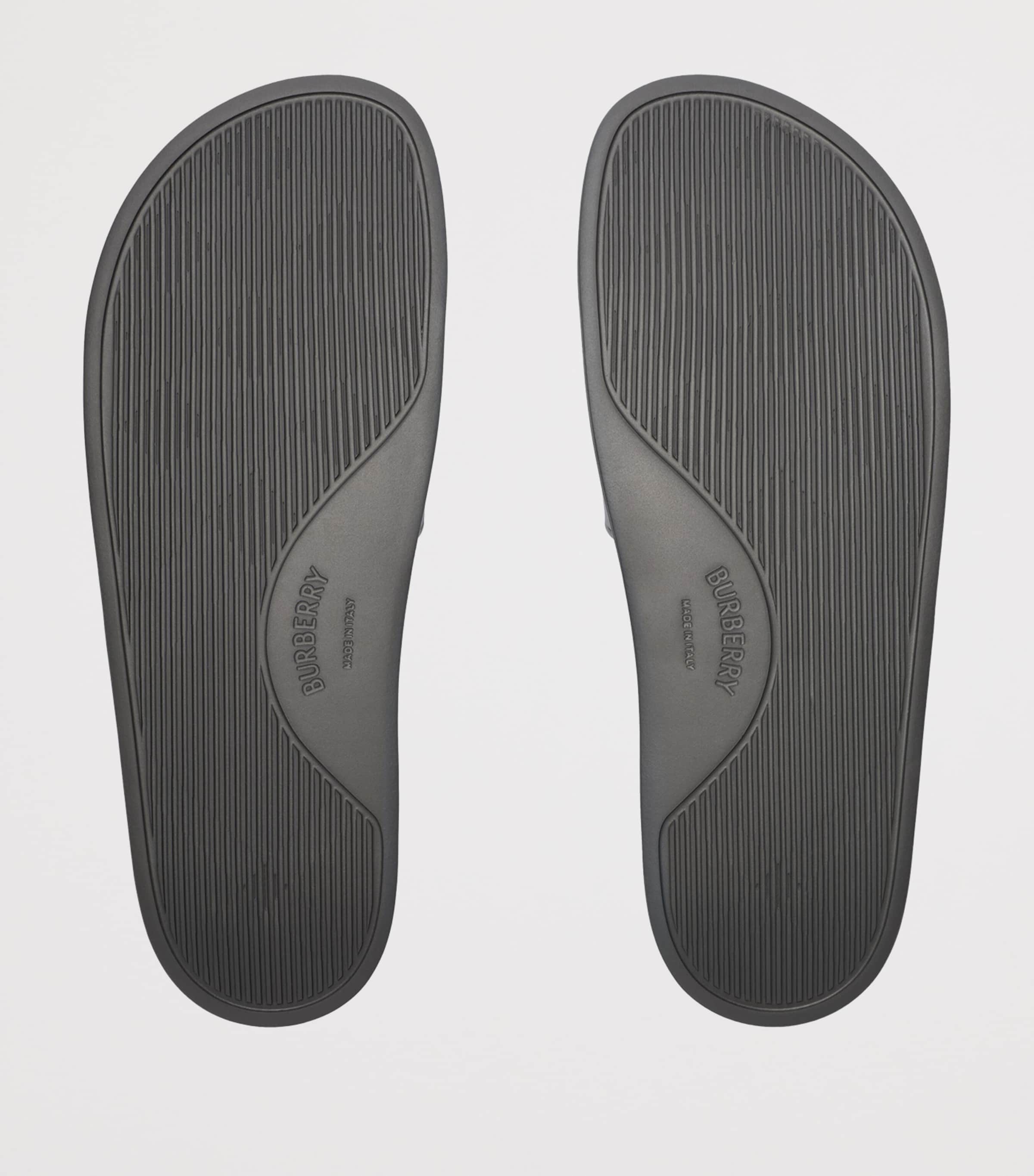 Burberry Check Slides Iron Grey Ip Check Image 5