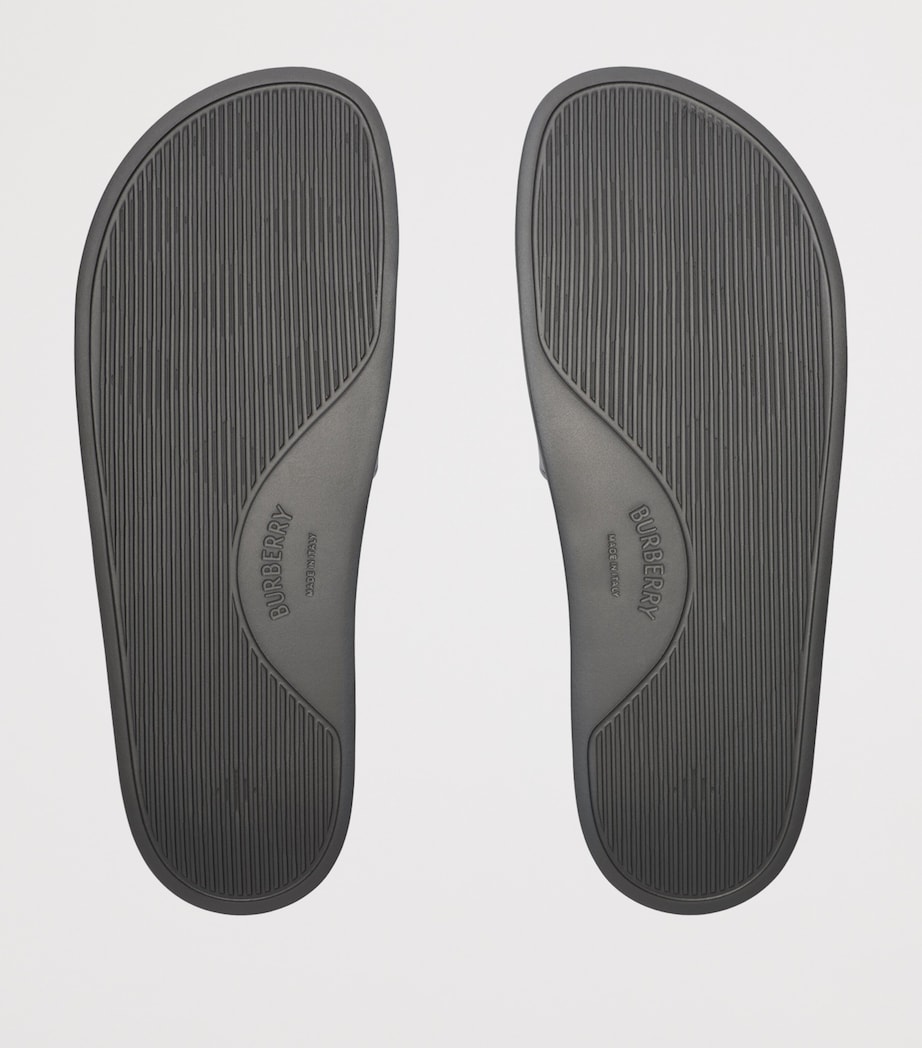 Burberry Check Slides Iron Grey Ip Check Image 5