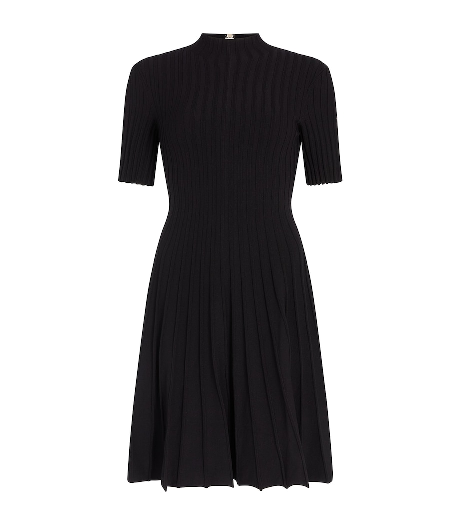 Ribbed Cut-Out Mini Dress BLACK Image 1
