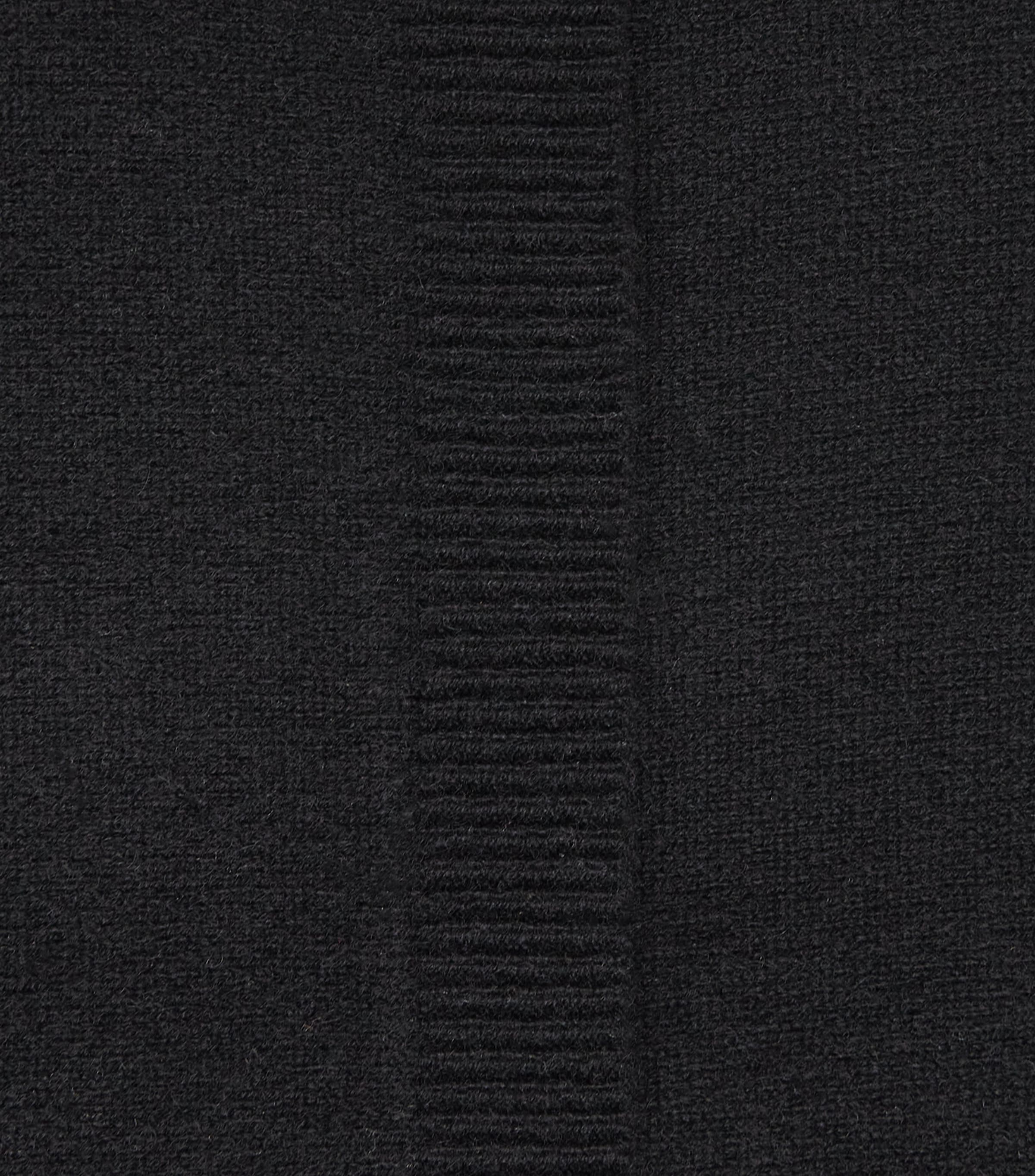 Soft Goat Womens Cashmere Short-Sleeve Sweater Black Image 6