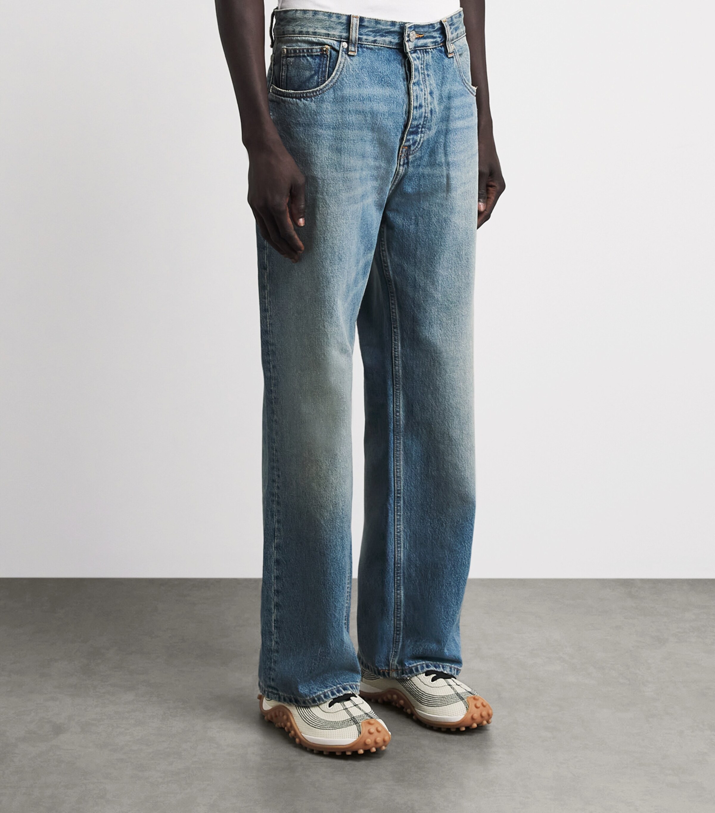 Won Hundred Mens Genoa Straight Jeans Light Blue Image 4