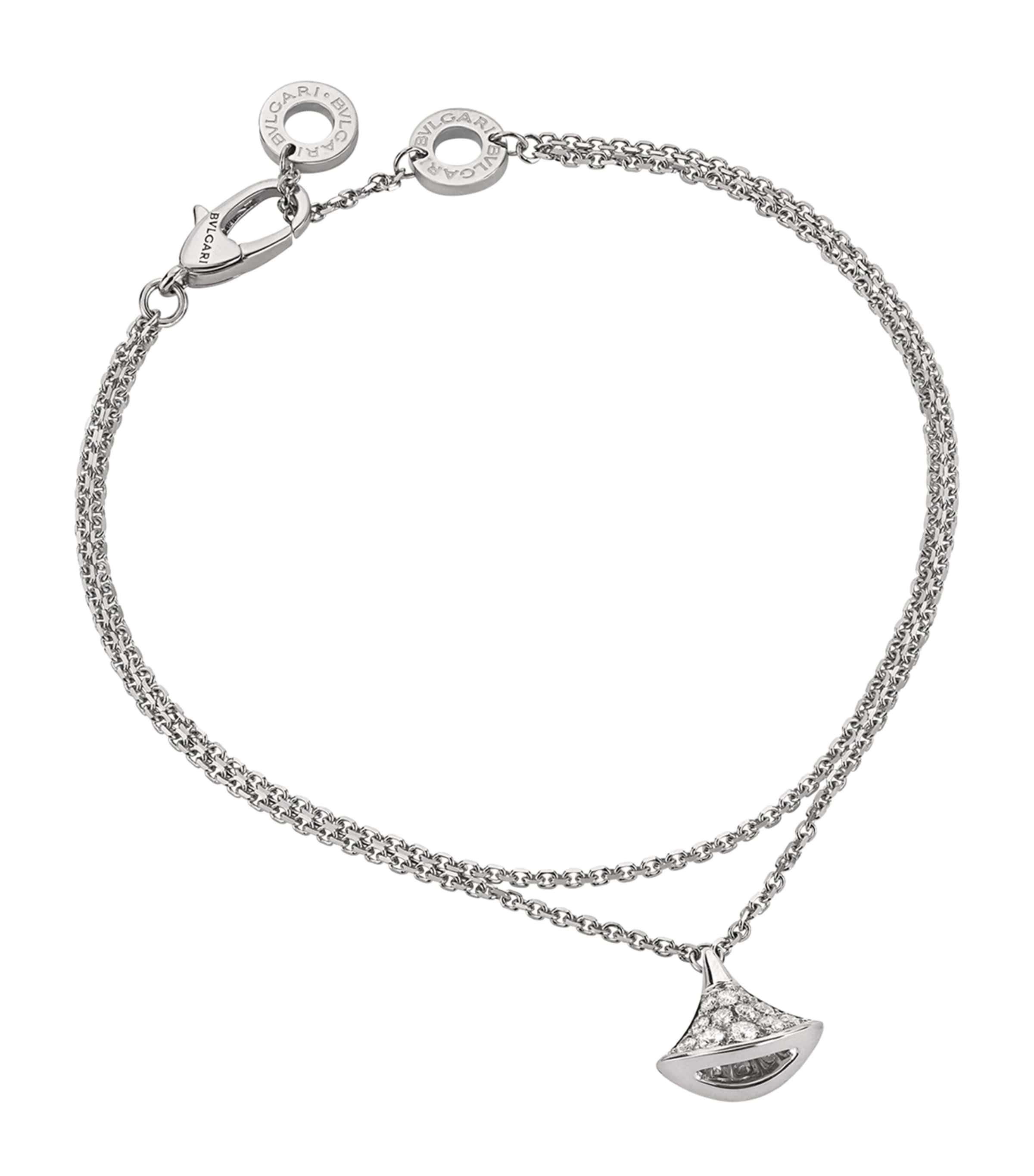 White Gold And Diamond Divas' Dream Bracelet WHITE GOLD Image 1