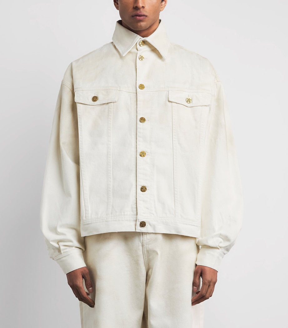 Willy Chavarria Mens Chachi Denim Jacket Masa Image 4