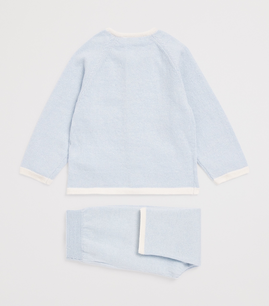 Tartine et Chocolat Cotton-Cashmere Cardigan and Leggings Set (1-24 Months) Image 2
