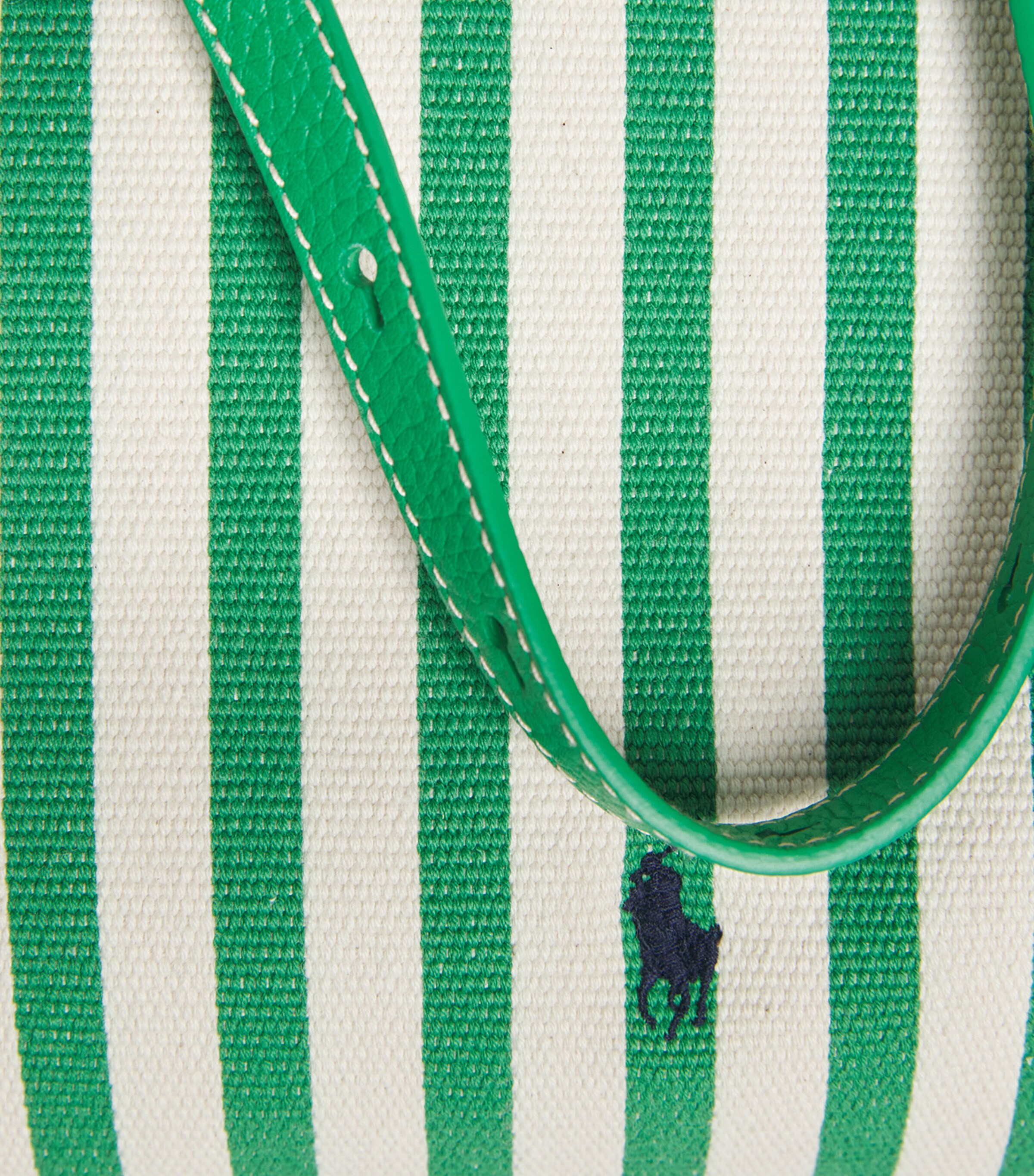 Polo Ralph Lauren Large Stripe Play Messenger Cross-Body Bag Paper/parrot Image 6
