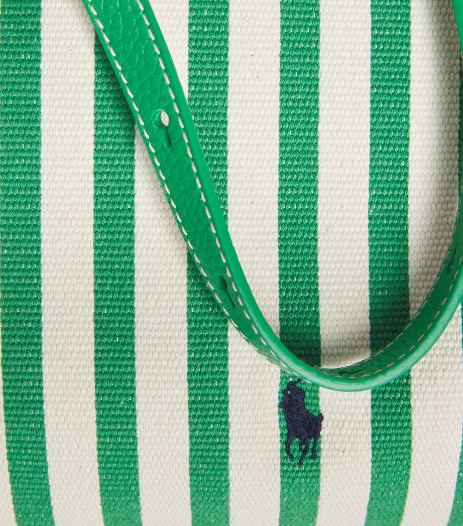 Polo Ralph Lauren Large Stripe Play Messenger Cross-Body Bag Paper/parrot Image 6