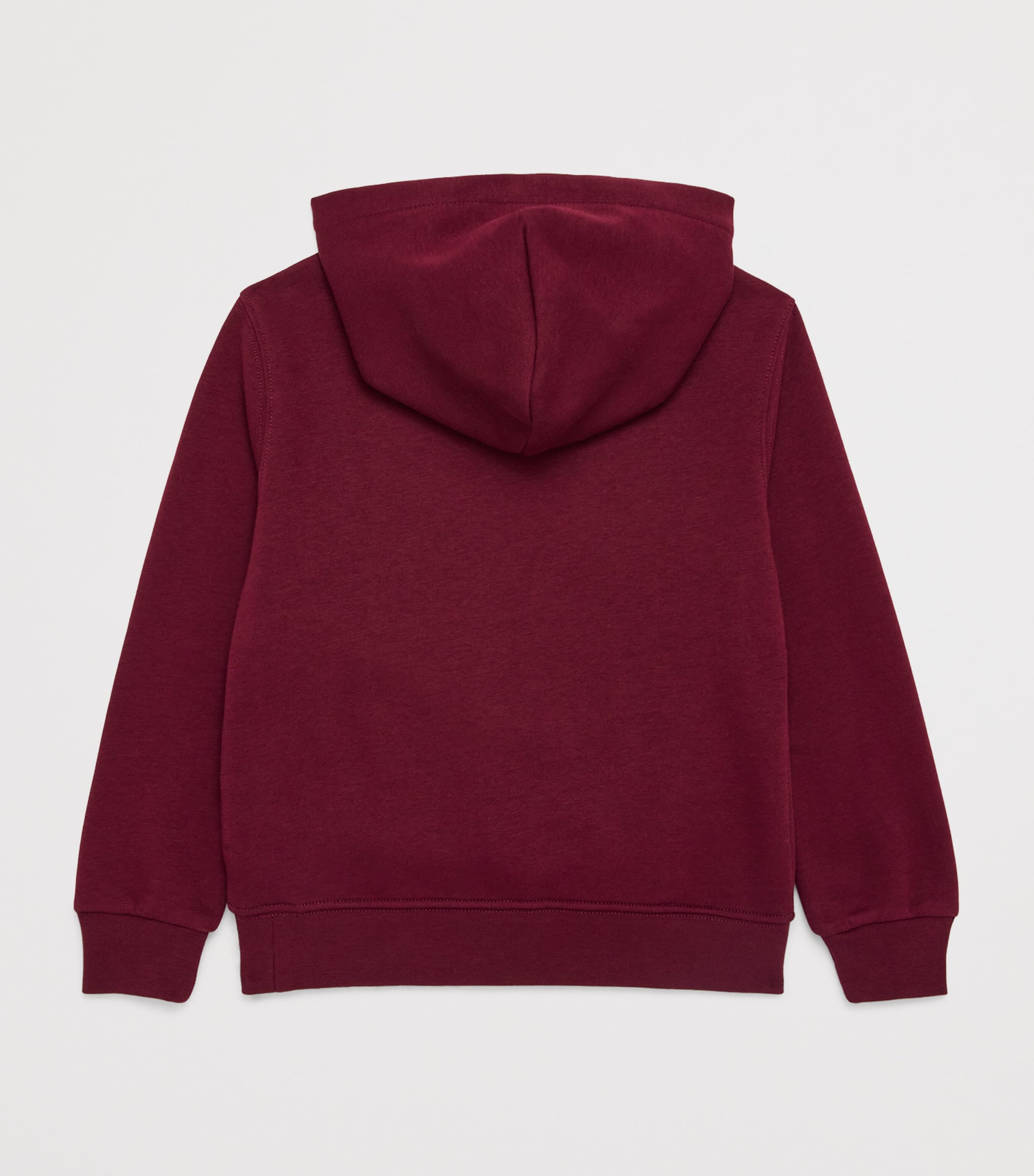 Ralph Lauren Kids Cotton-Blend Polo Bear Hoodie (2-7 Years) Wine Image 2