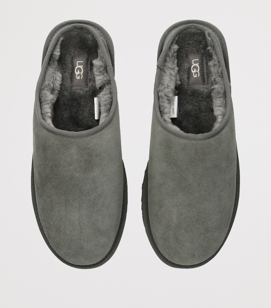 Suede Classic Slippers DARK GREEN Image 4