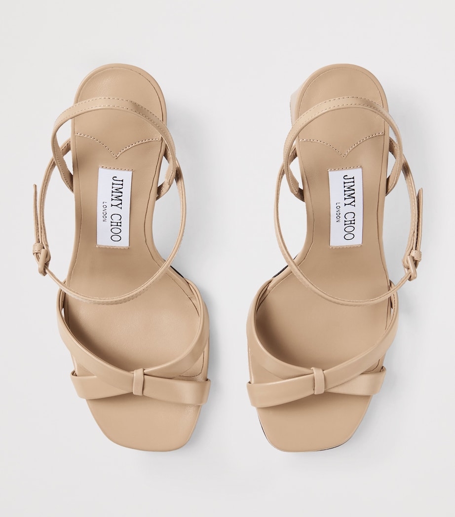 Jimmy Choo Elsy 85 Leather Heeled Sandals Chai Image 3