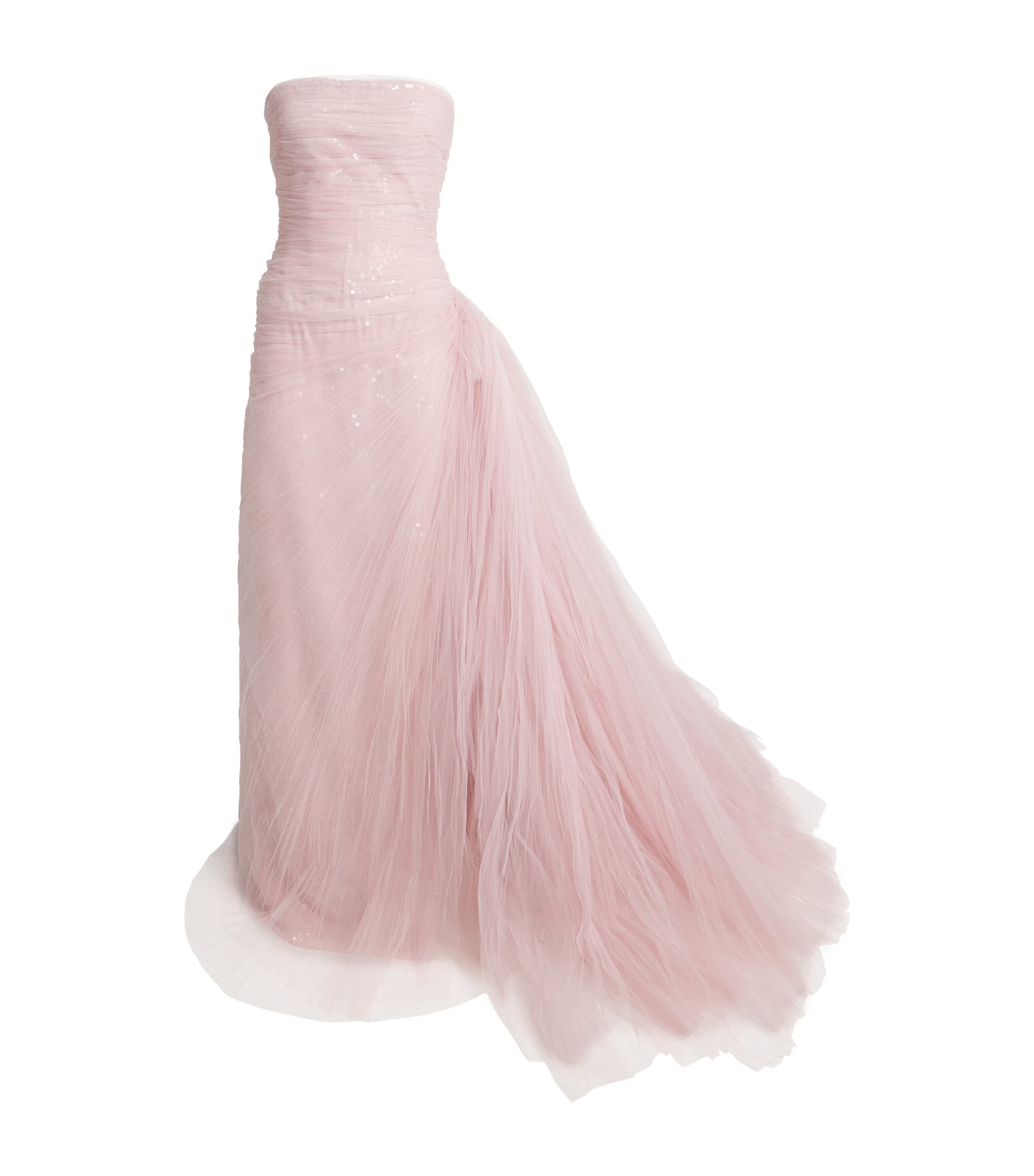Tulle Strapless Yamara Gown TS01 PINK Image 1