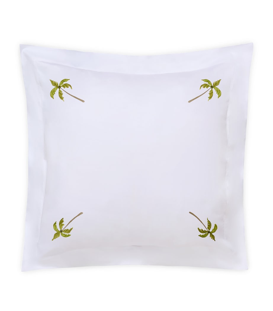 Loretta Caponi Garden of Eden Square Pillowcase (65cm x 65cm) White Image 1