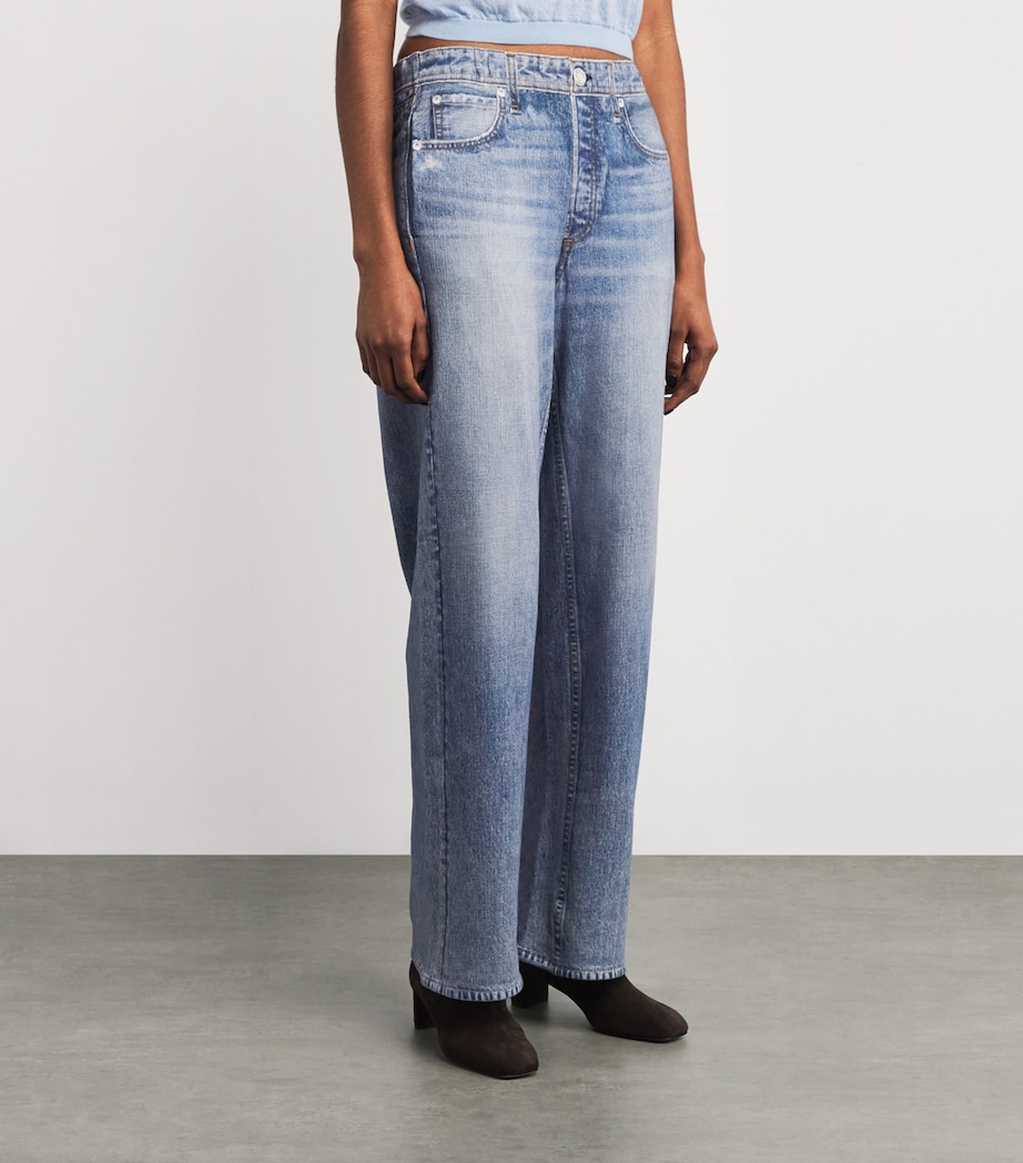 Miramar Low-Rise Wide-Leg Jeans SCRLT Image 3
