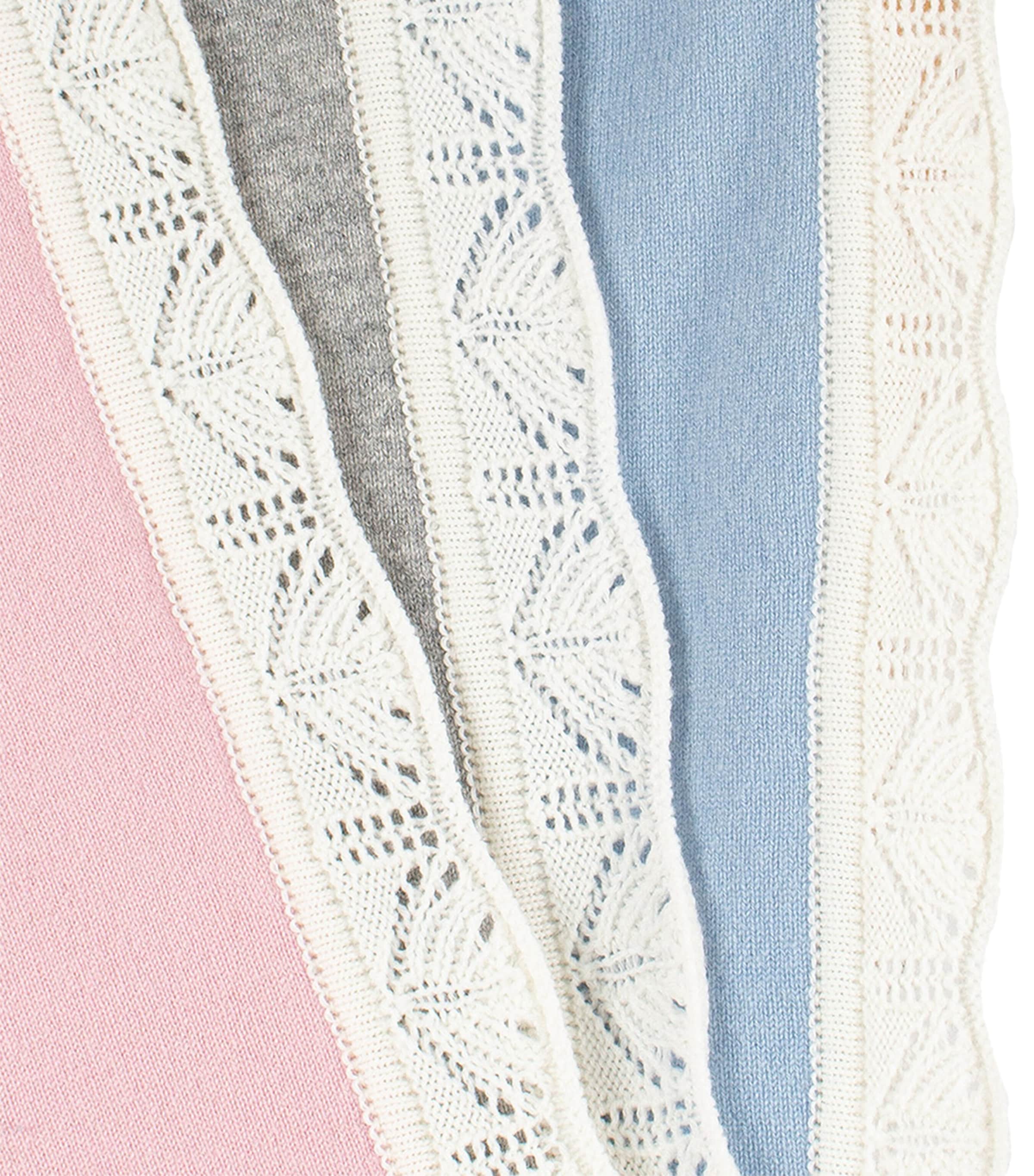 Cashmere Blanket PALE BLUE Image 4