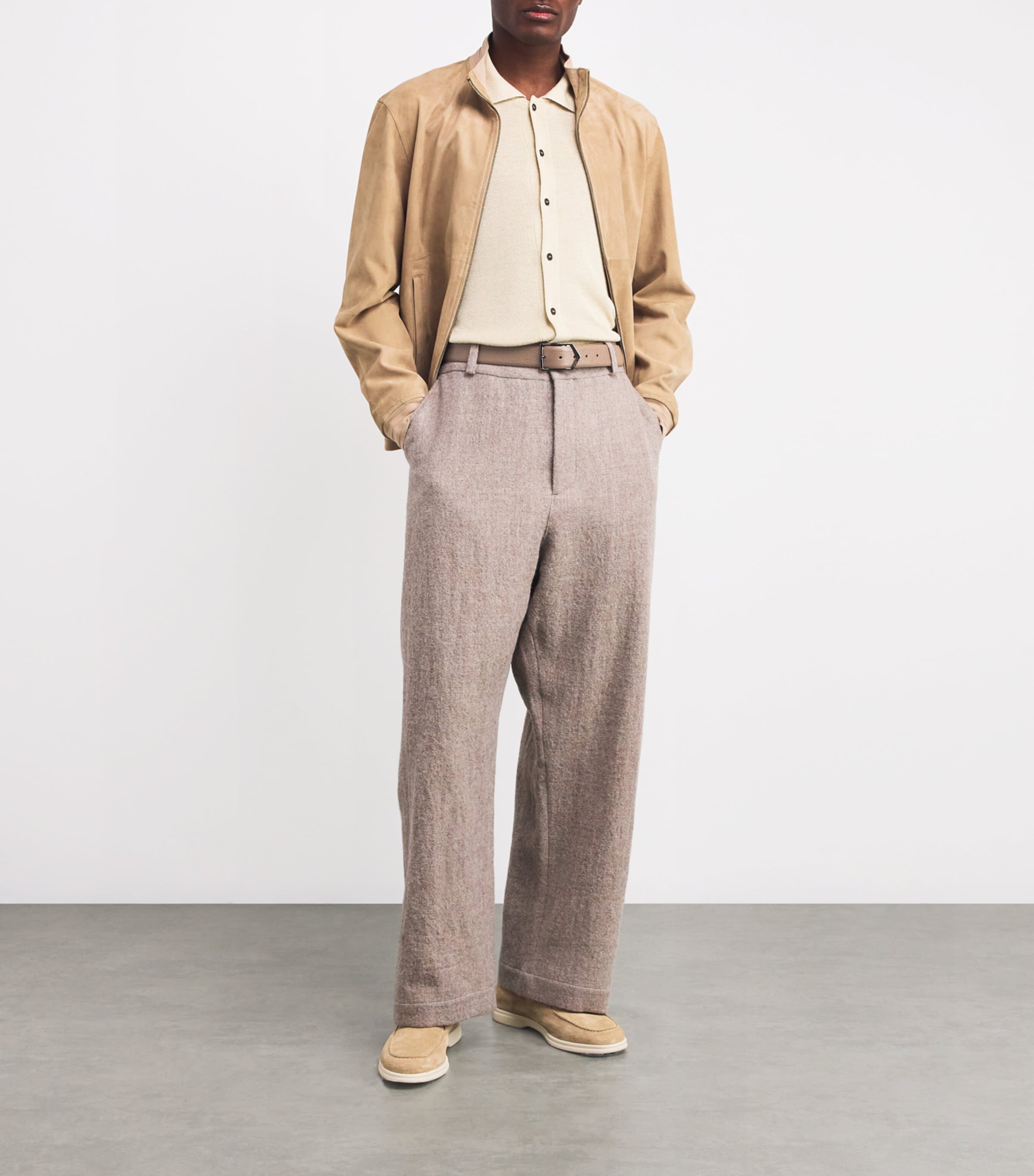 Canali Leather Belt Image 2