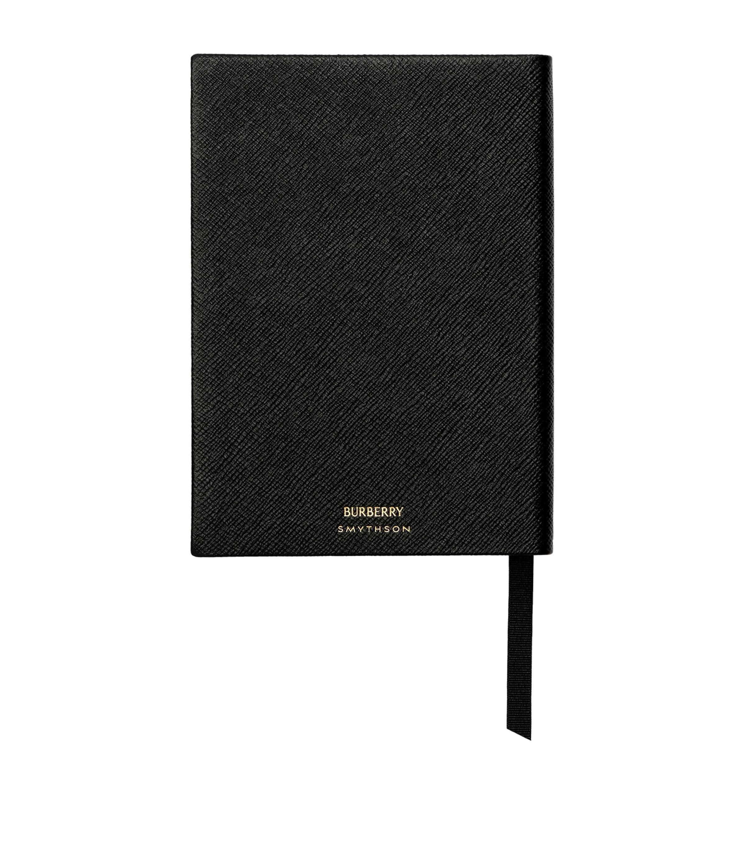 Burberrys of London 小型手帳 縦15x横10cm バインダー Burberry x Smythson Leather Rain Check Soho Notebook | Harrods US