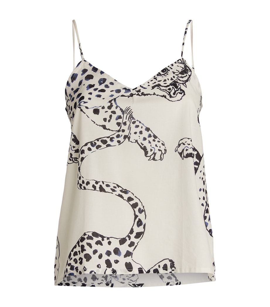 Jaguar Print Camisole CREAM Image 1
