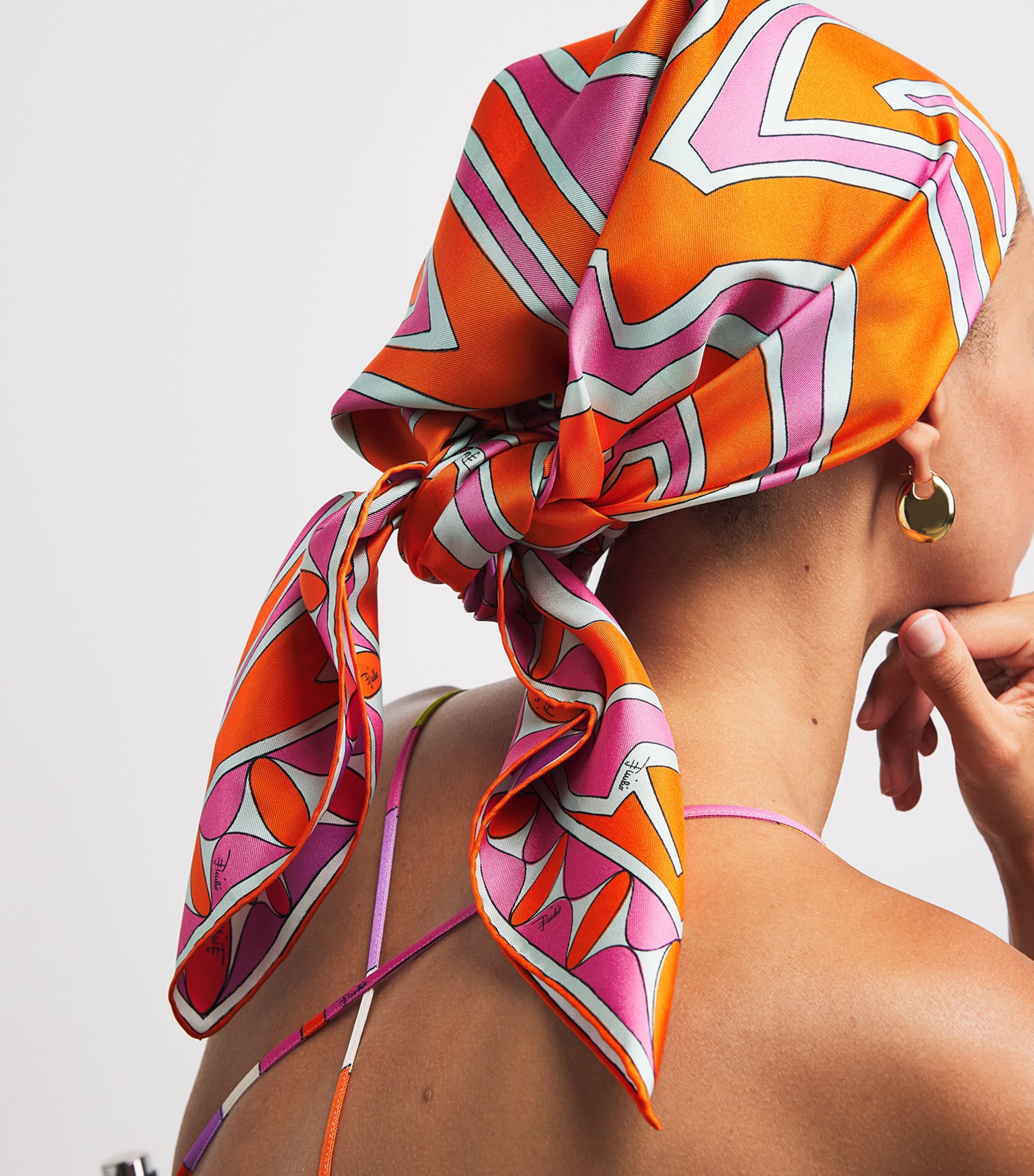 PUCCI Silk Labirinto Scarf Image 2