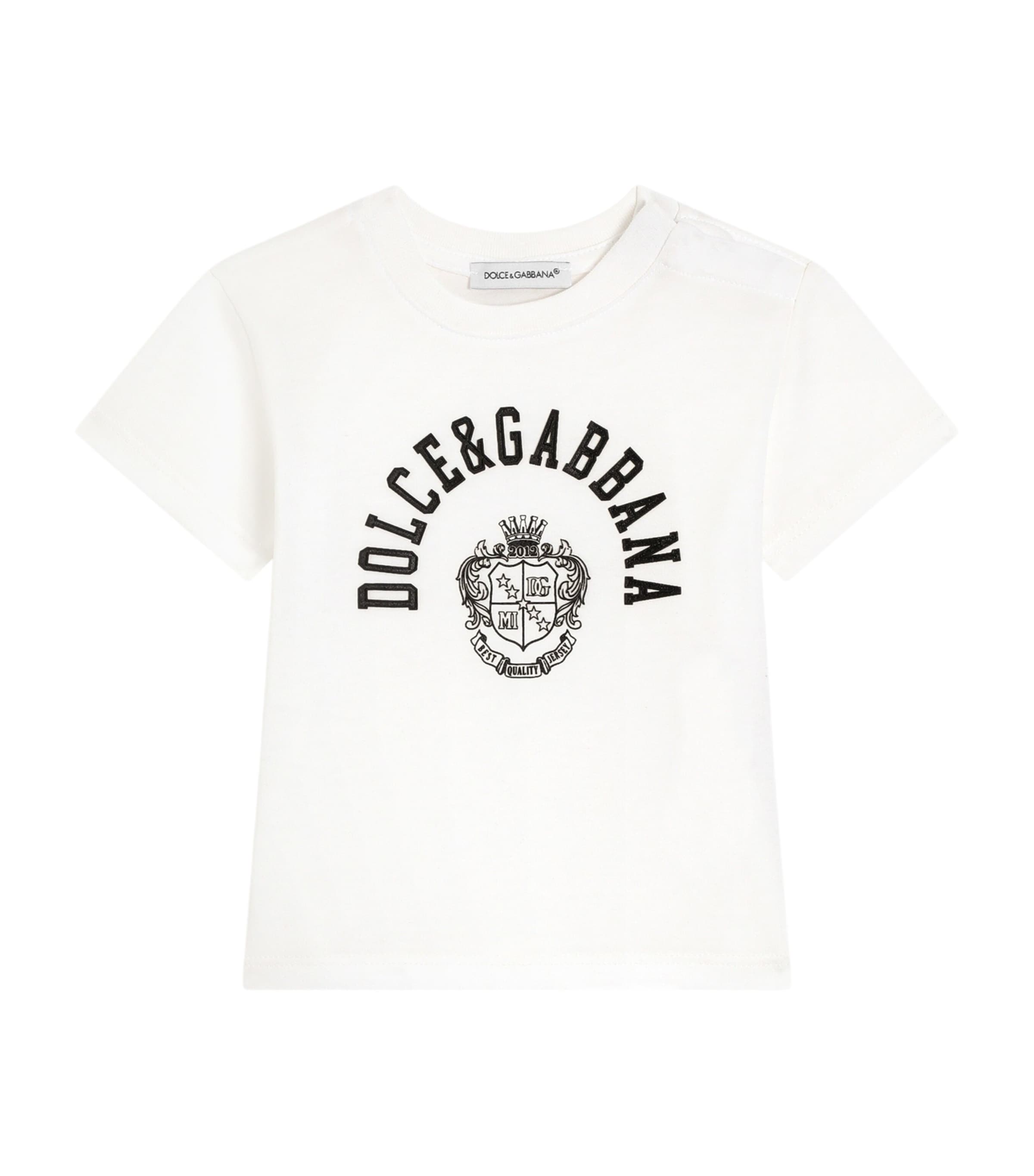 Dolce&Gabbana Kids Cotton Logo T-Shirt (3-30 Months) Image 1