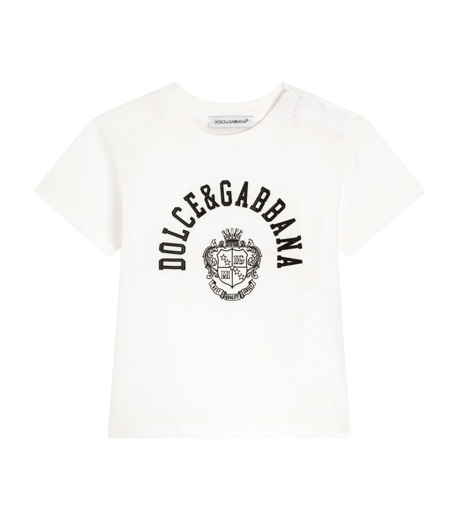 Dolce&Gabbana Kids Cotton Logo T-Shirt (3-30 Months) Image 1