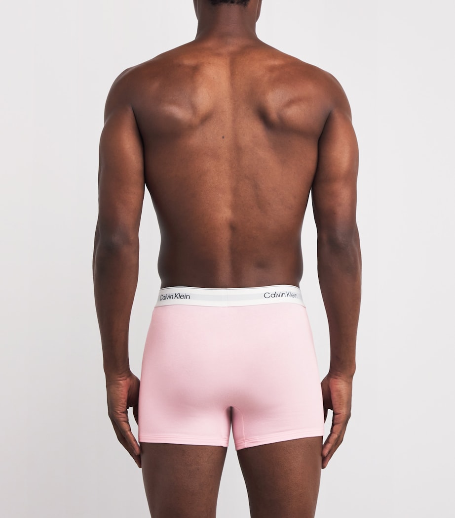 Stretch-Cotton Icon Relaxed Trunks (Pack of 3) VR0-MULTI Image 3