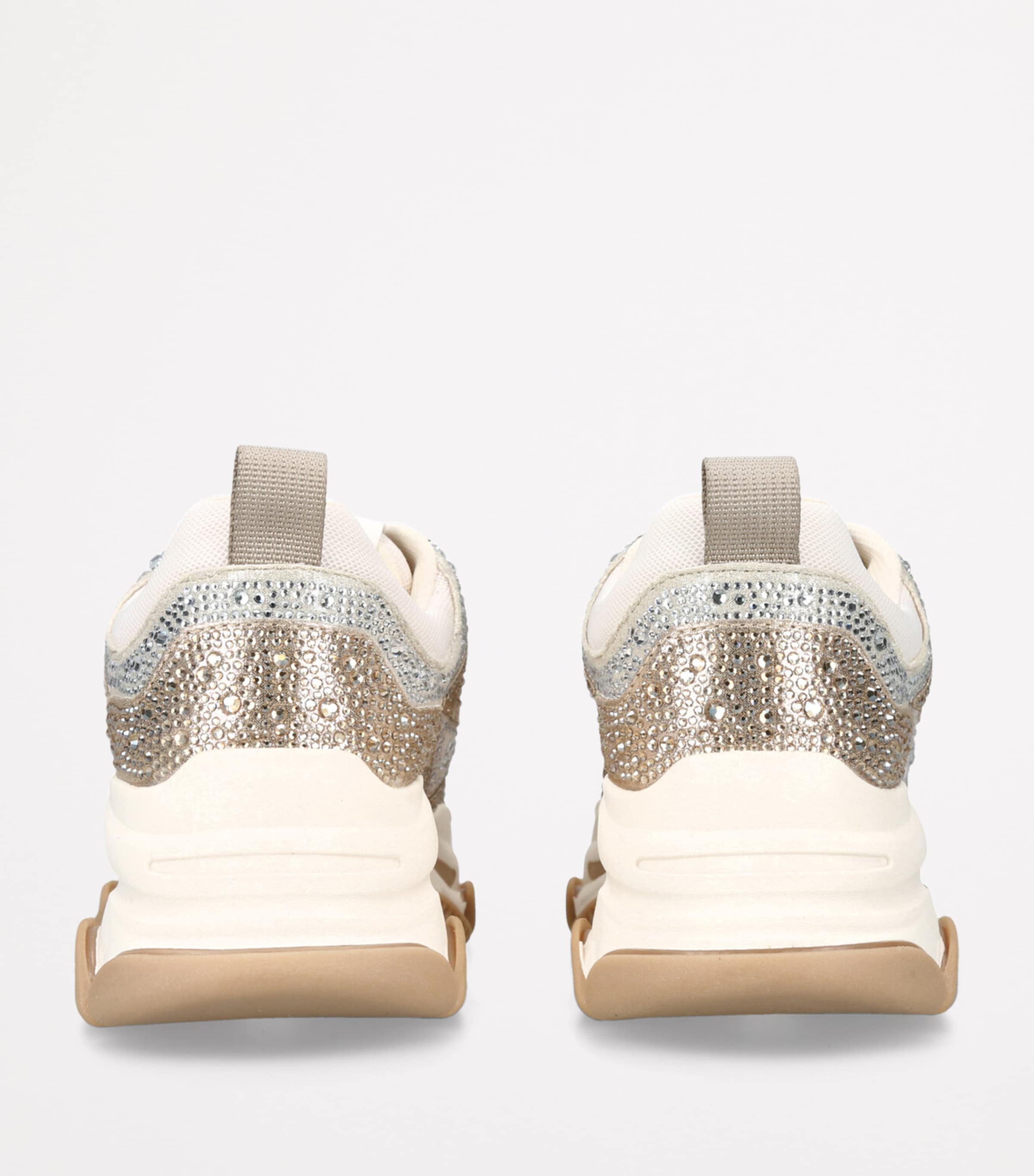 Steve Madden Embellished Jprivy Sneakers In Beige