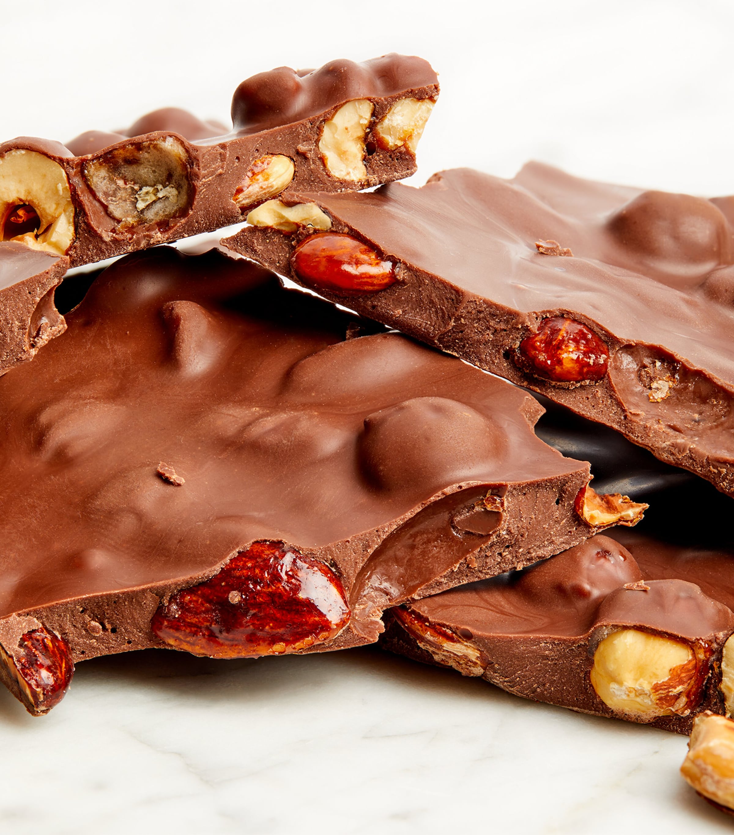 Almond and Hazelnut Chocolate Slab (260g) NO COLOUR Image 2